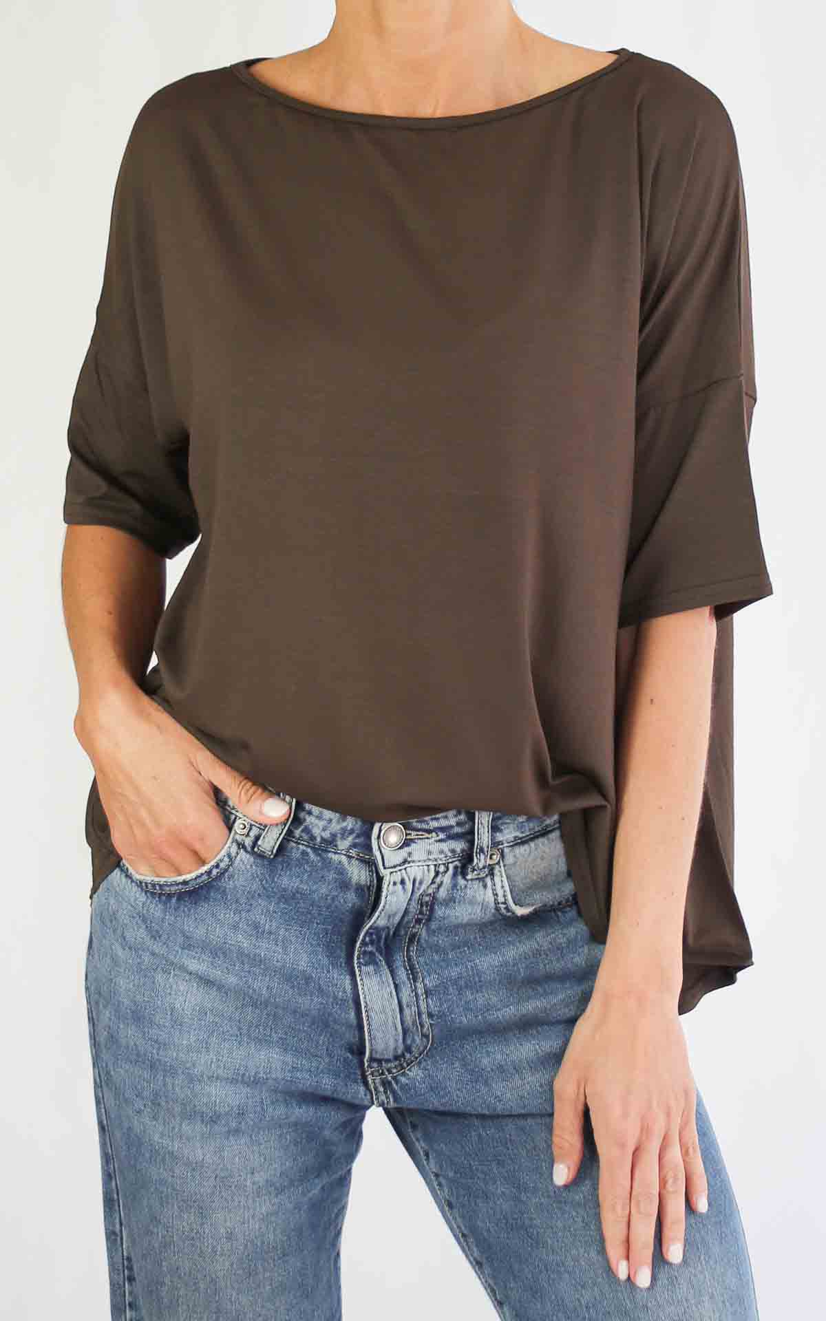 SUSYMIX - Maglia over - MORO