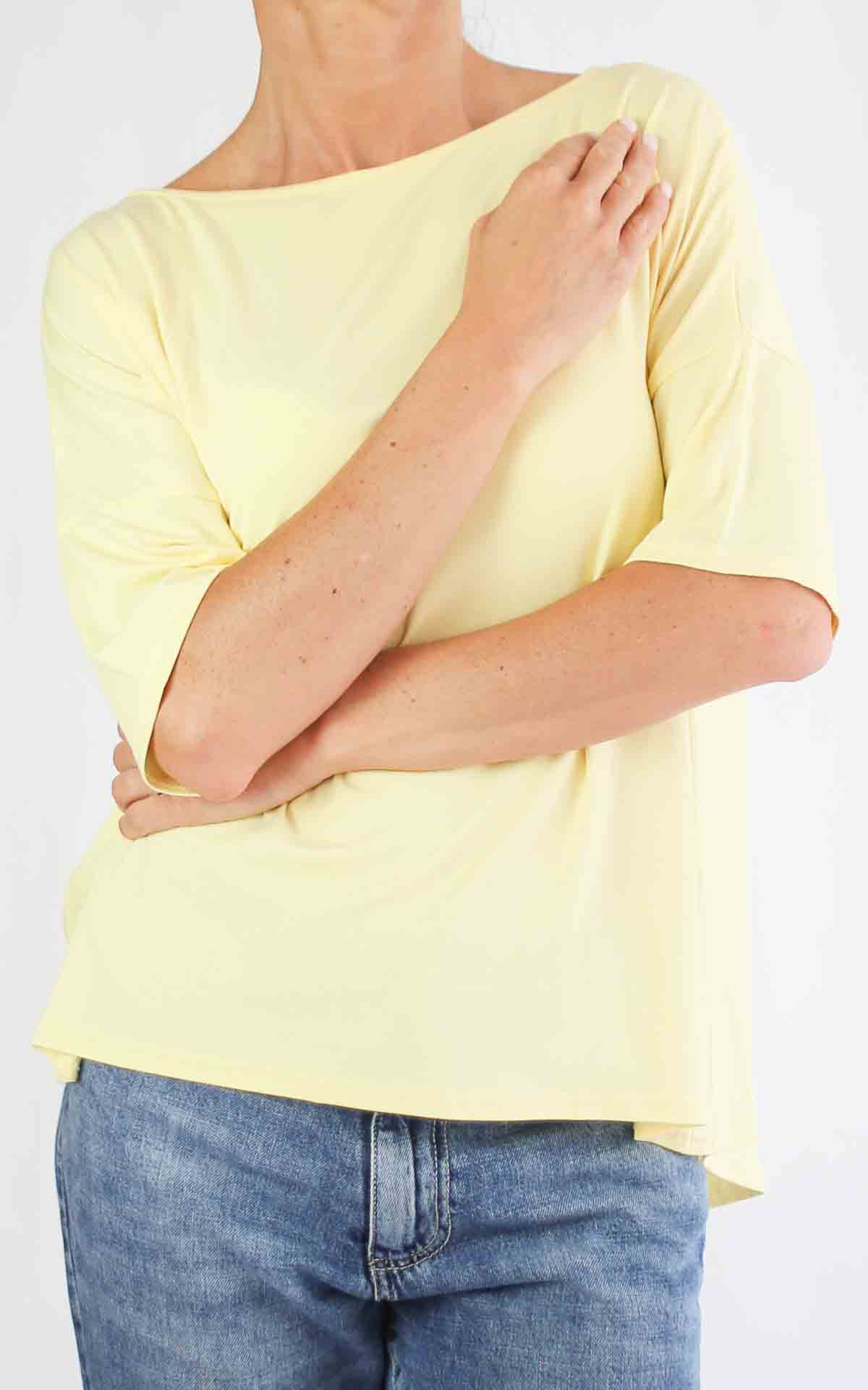 SUSYMIX - Maglia over - GIALLO