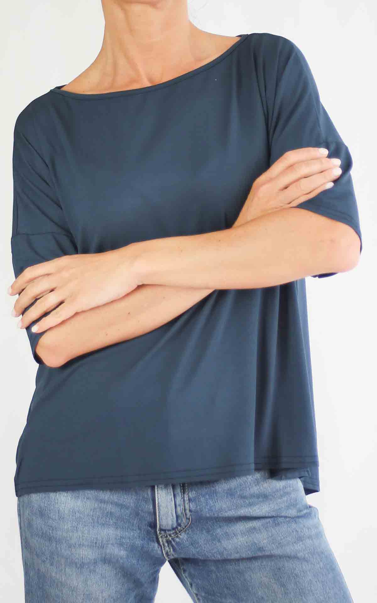 SUSYMIX - Maglia over - BLU