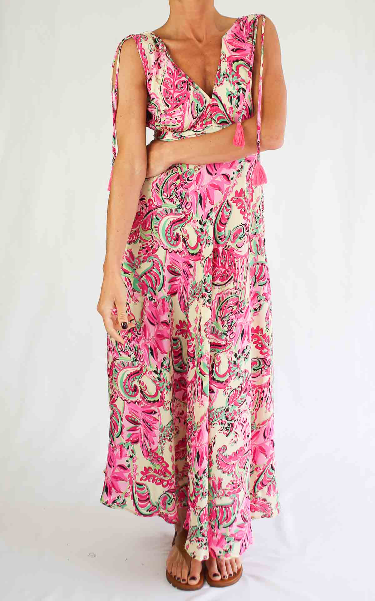 AYFËE – Abito scollo marylin – ROSA