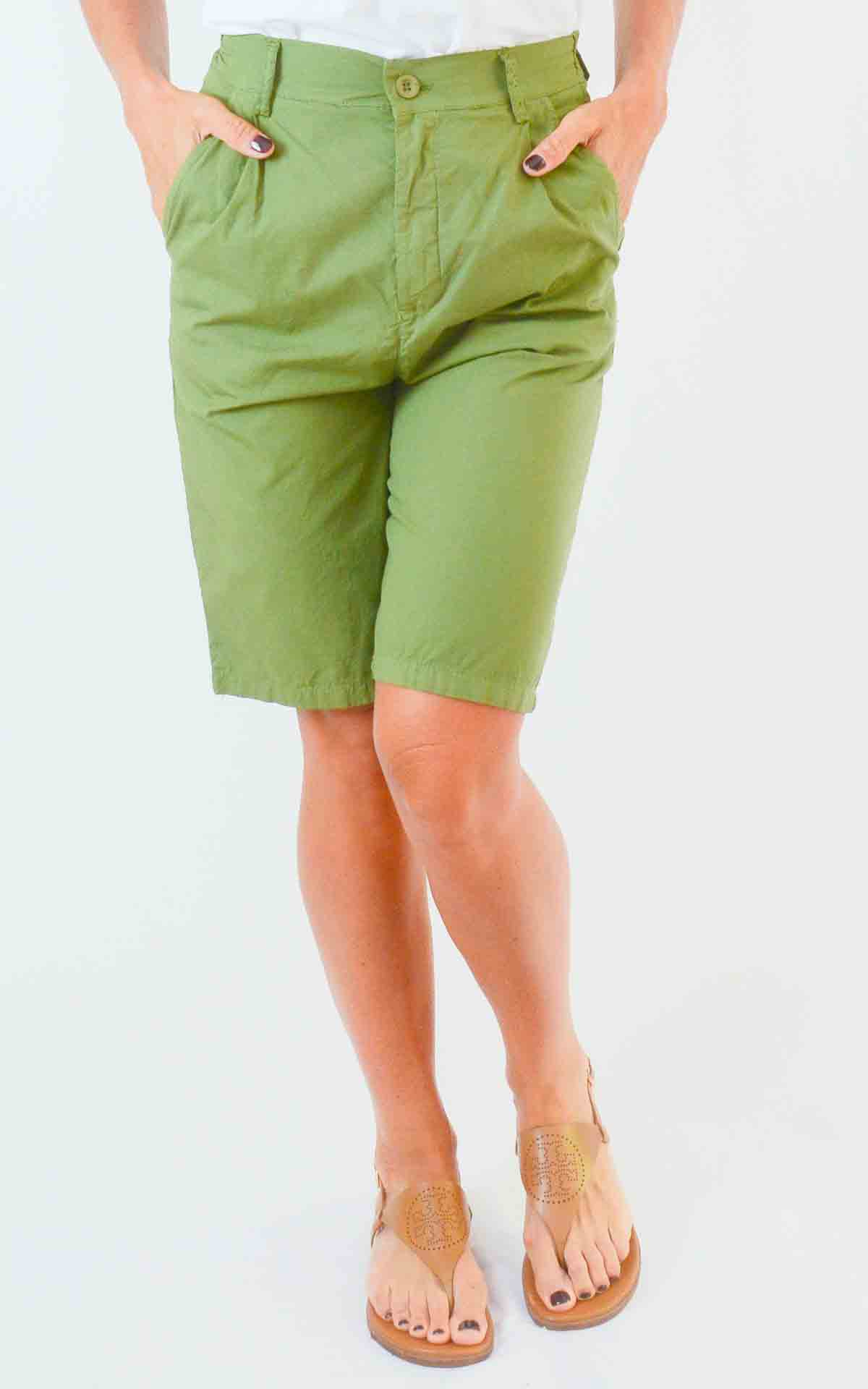 OFF-ON - Bermuda in cotone - VERDE PISTACCHIO
