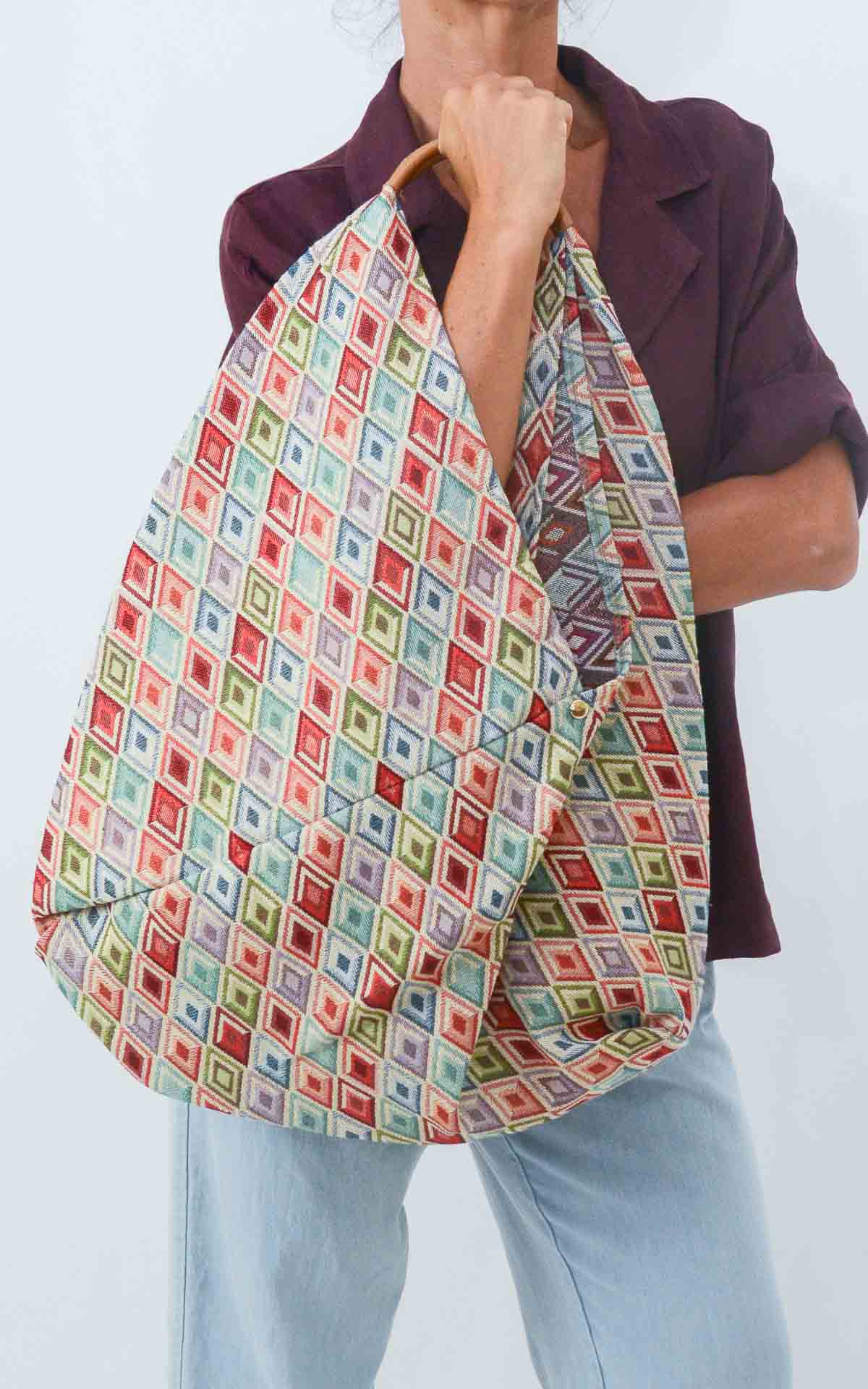 OFF-ON - Borsa a sacca - ROMBI
