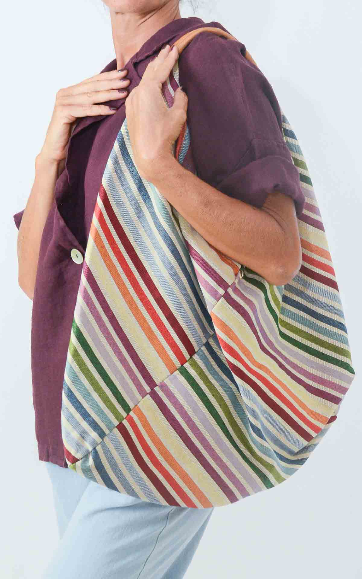OFF-ON - Borsa a sacco - RIGHE