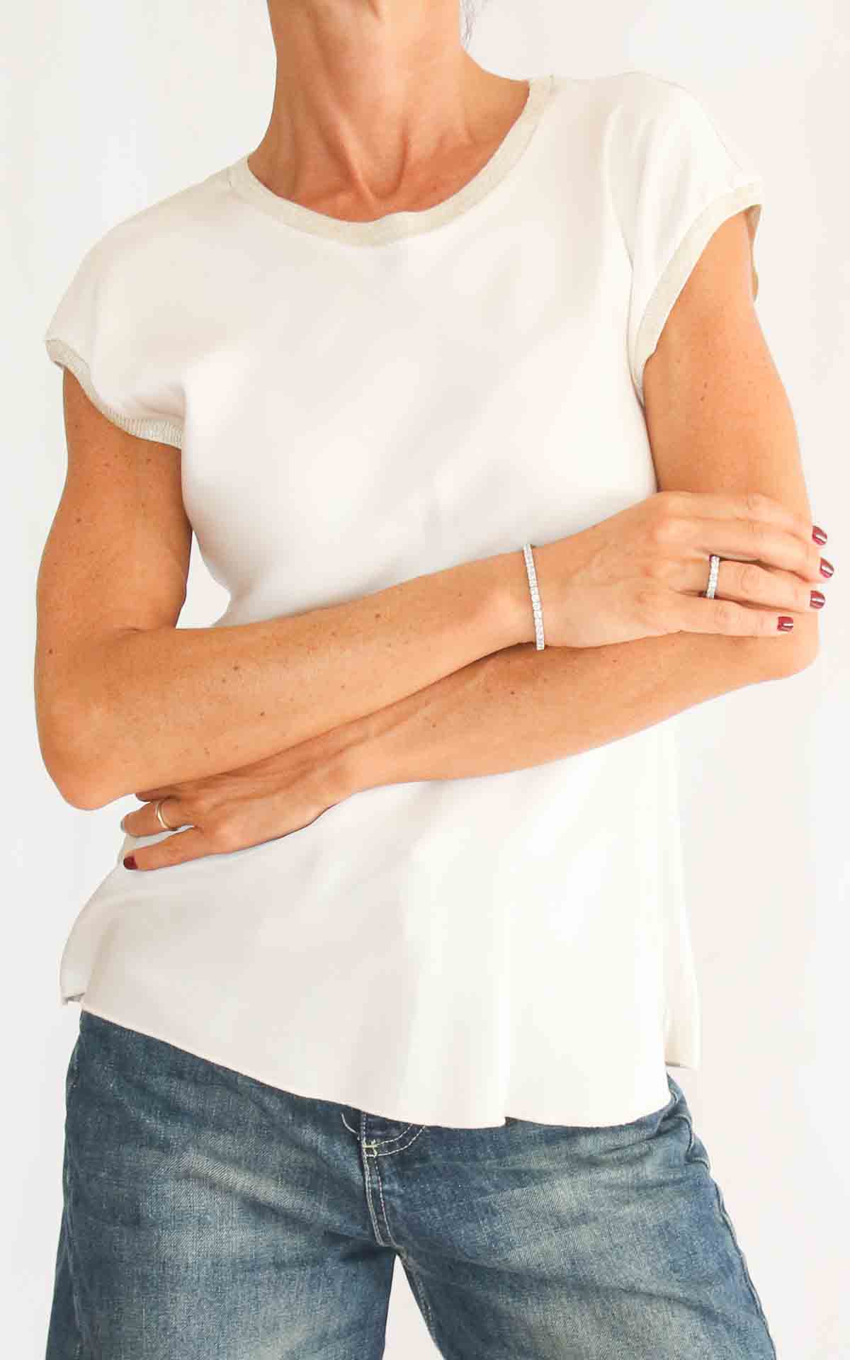 ECO - Blusa bordo lurex - BURRO