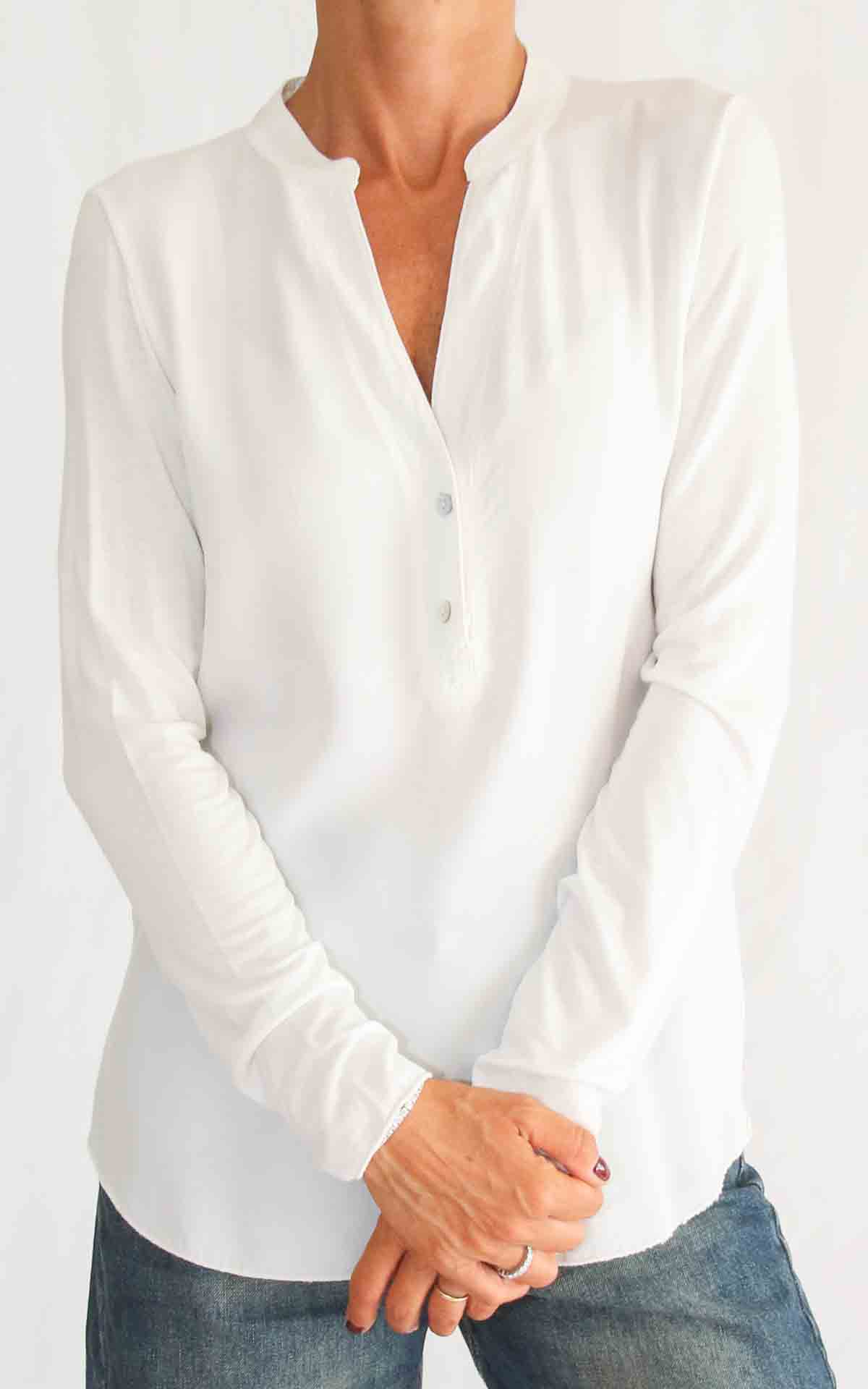 OFF-ON - Blusa chester - LATTE