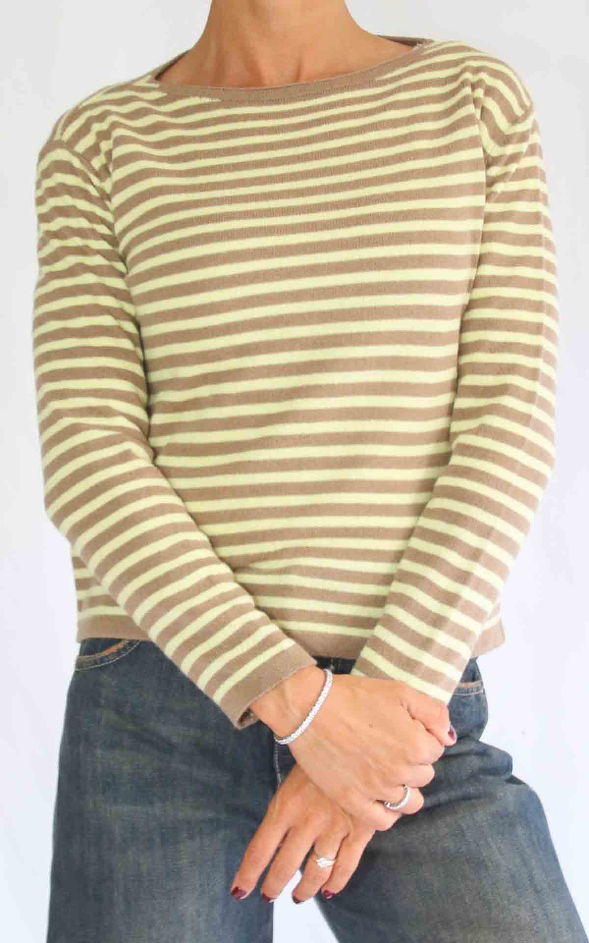 OFF-ON - Maglia micro riga -