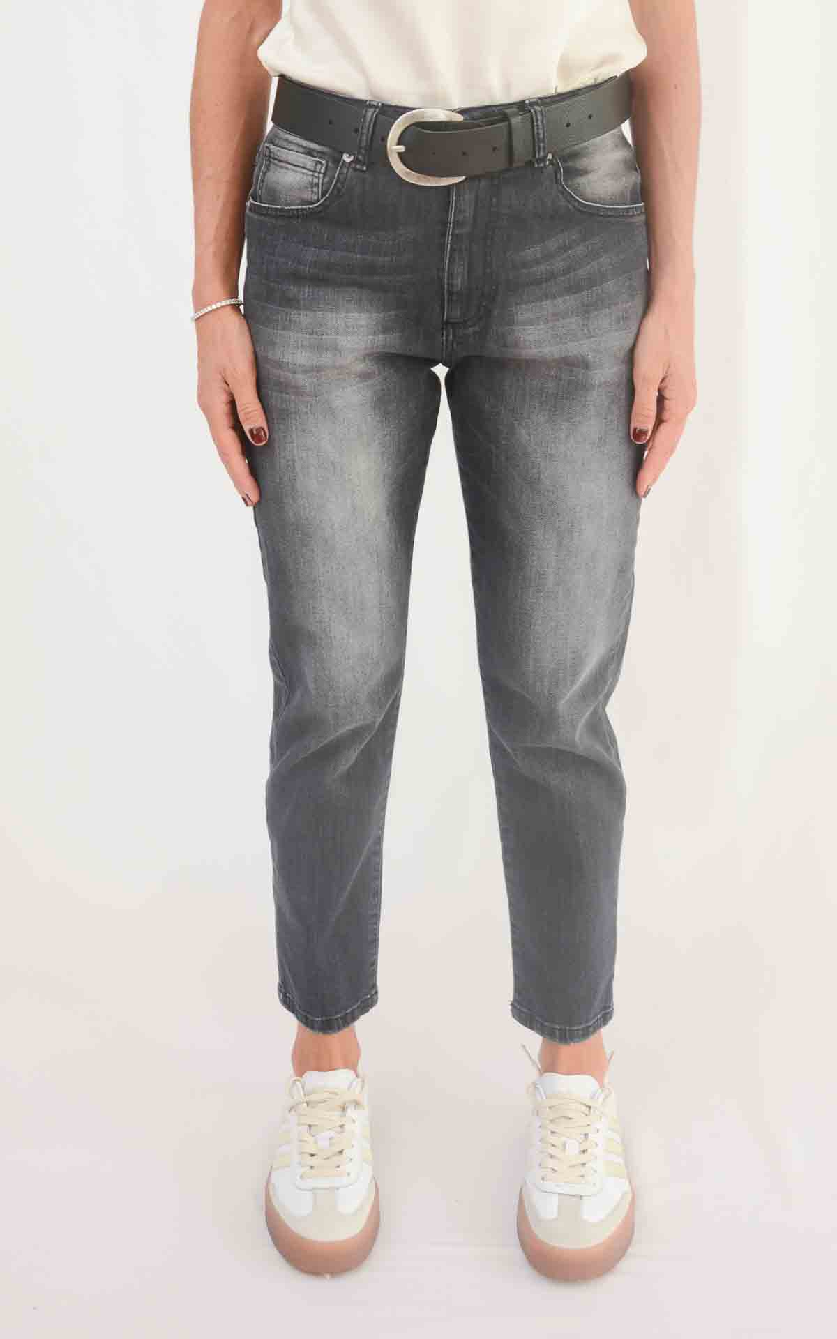 INITIAL - Jeans boyfriend - JAMES BLACK