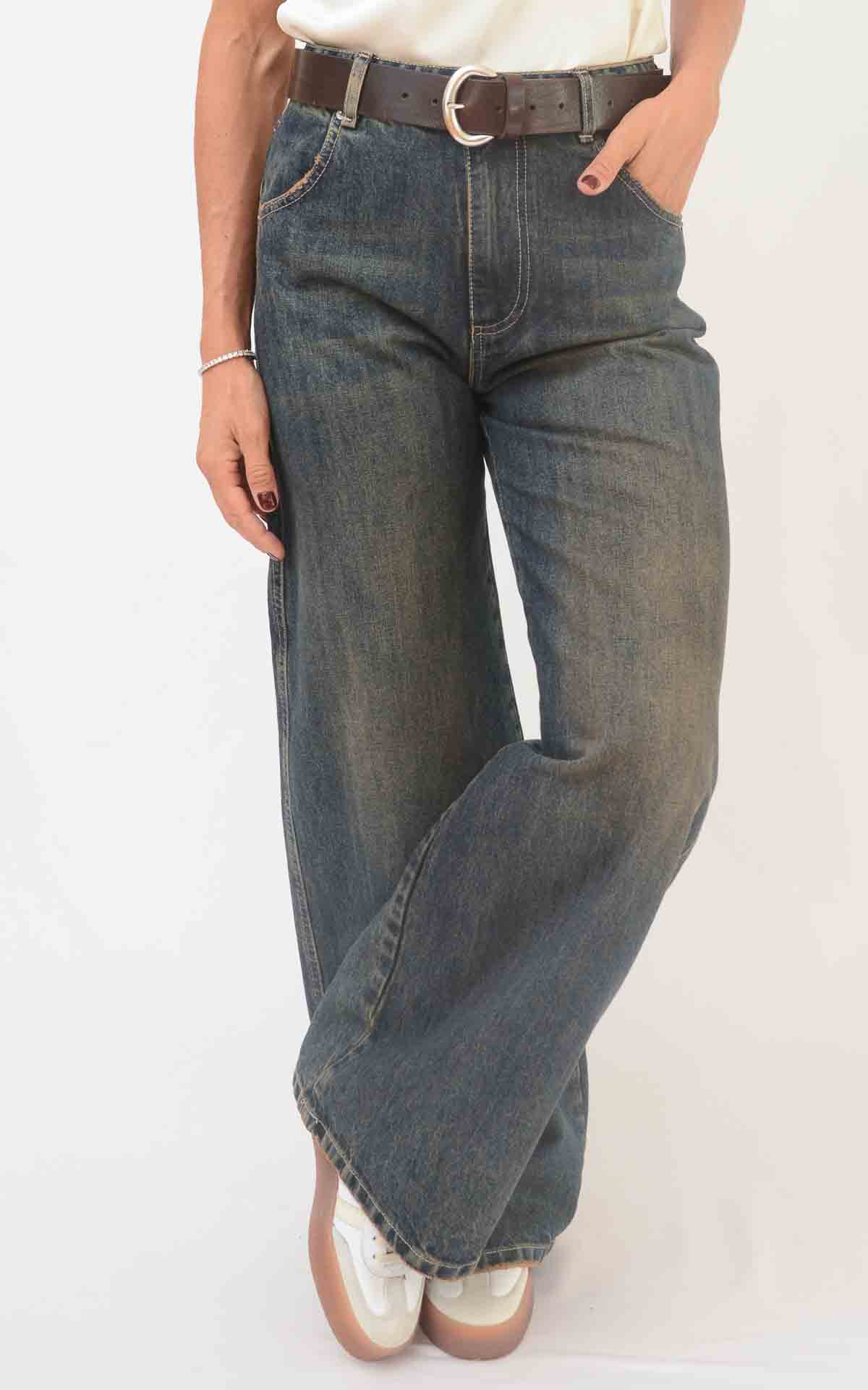 INITIAL - Jeans stone wash - ANOU BLU