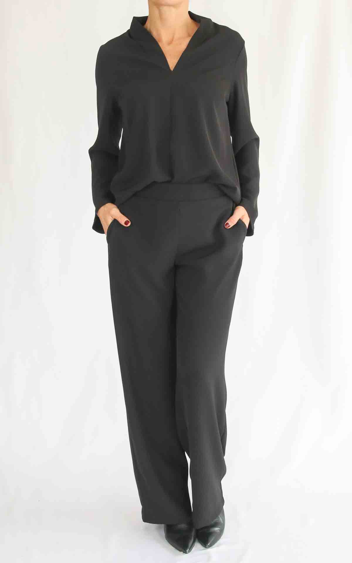 SUSYMIX - Completo blusa e pantalone - NERO