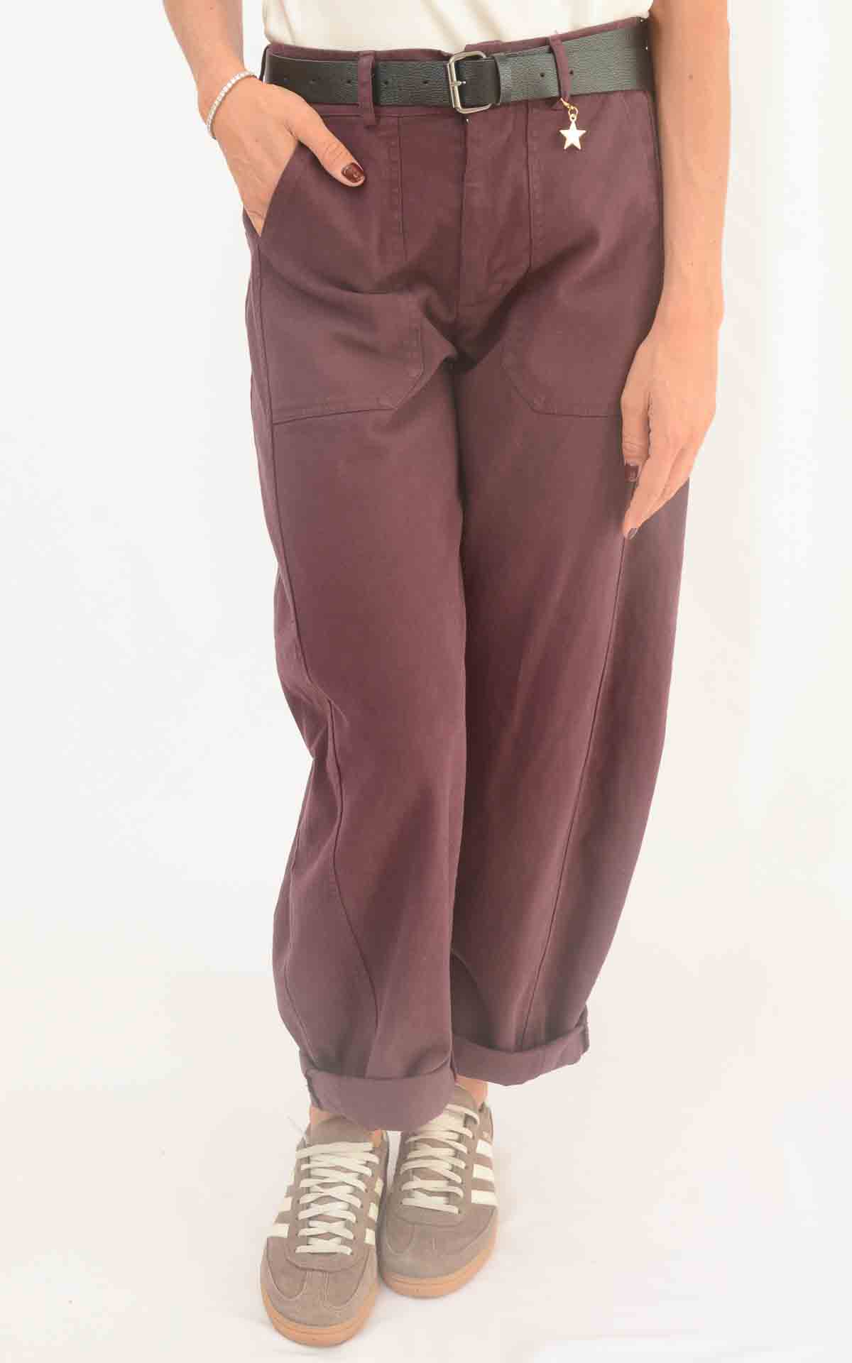 SUSYMIX - Pantalone ovetto - WINE