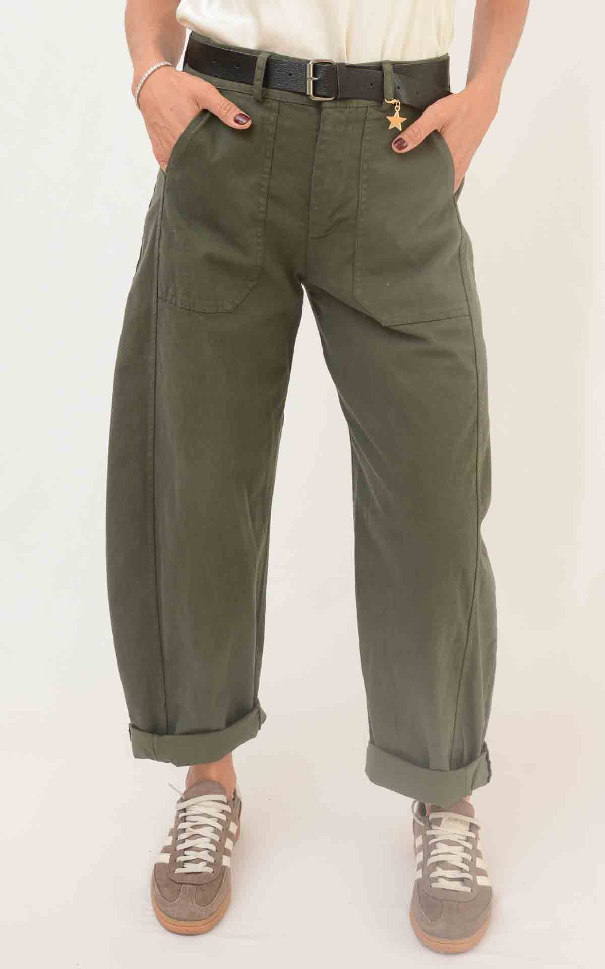 SUSYMIX - Pantalone ovetto - VERDE