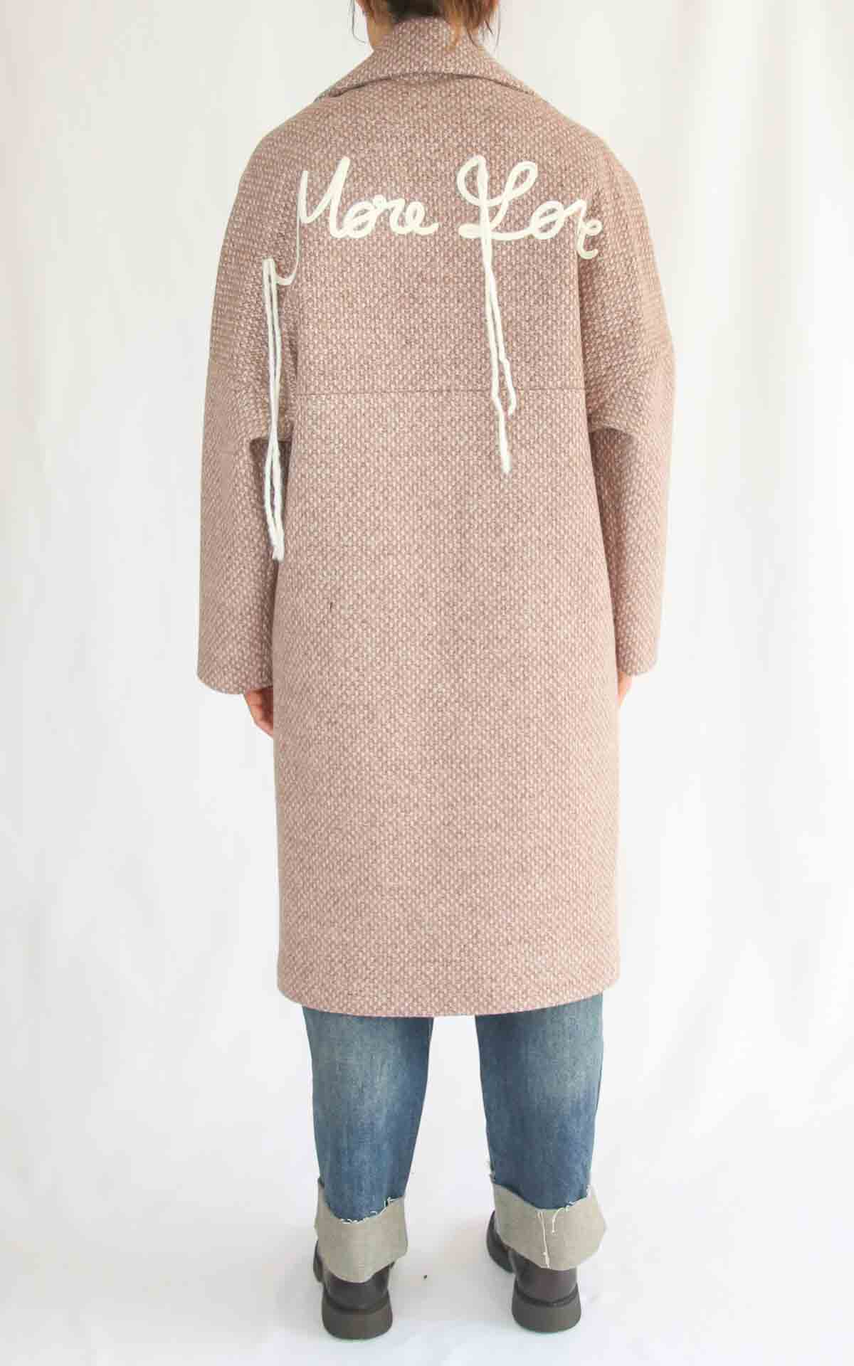 SUSYMIX - Cappotto MORE LOVE - FANGO