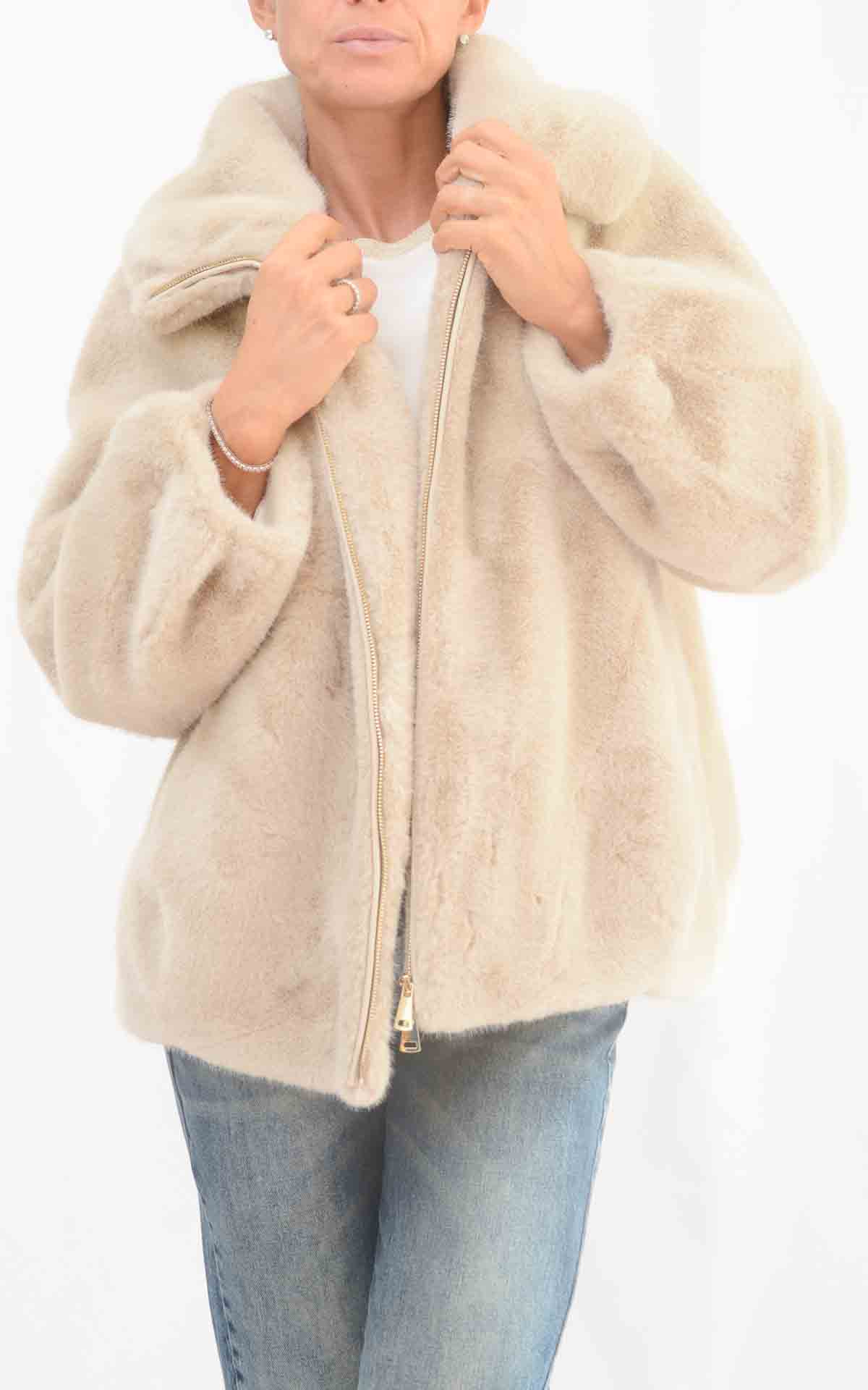 OFF-ON - Ecopelliccia - BEIGE