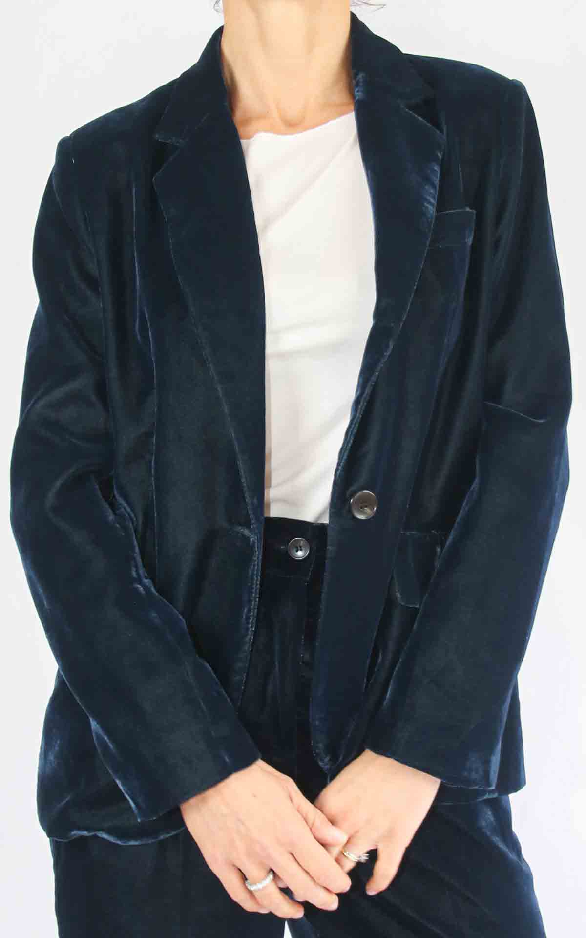 WU'SIDE - Giacca velluto - BLU