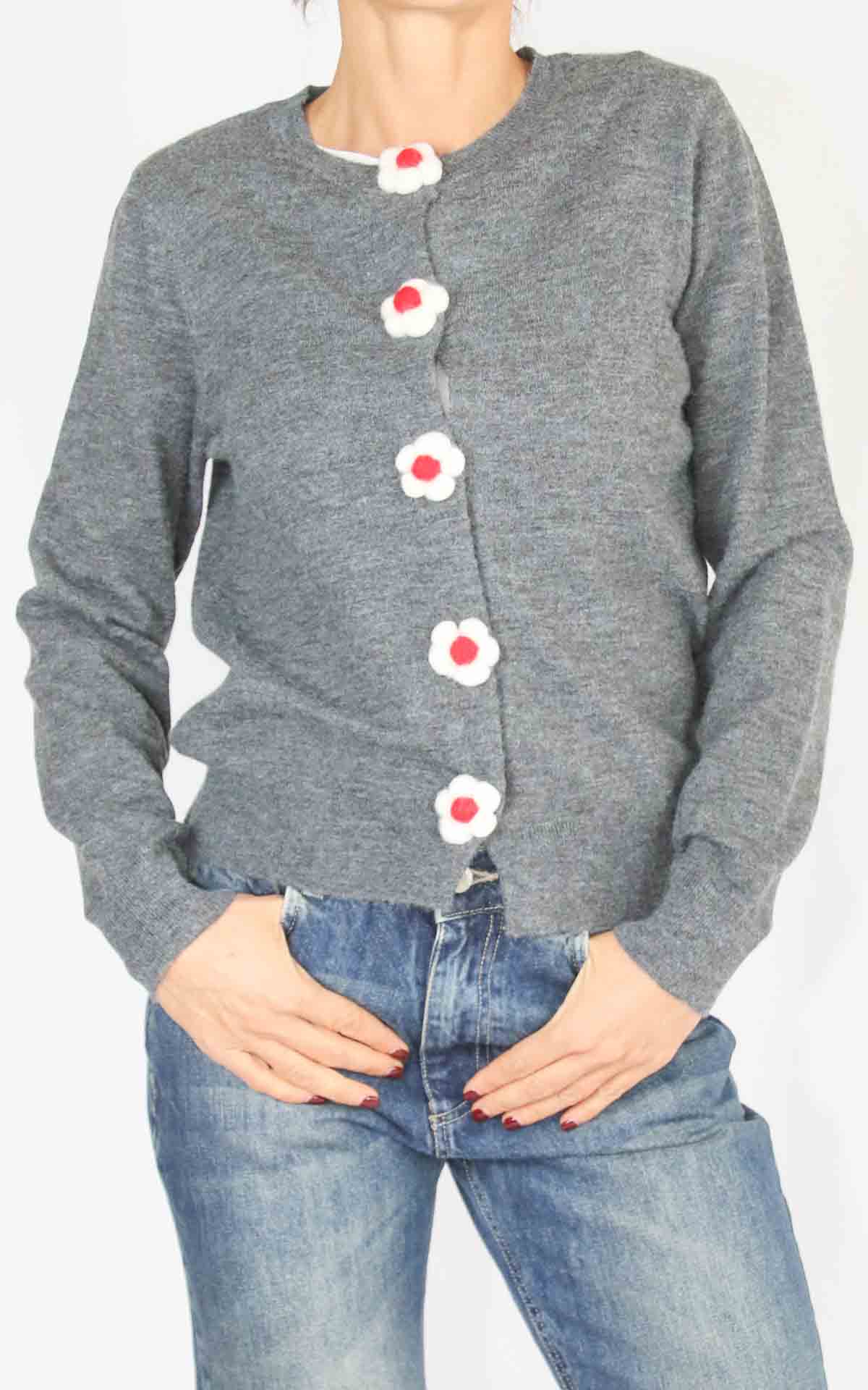 COMPANIA FANTASTICA – Cardigan – GRIGIO
