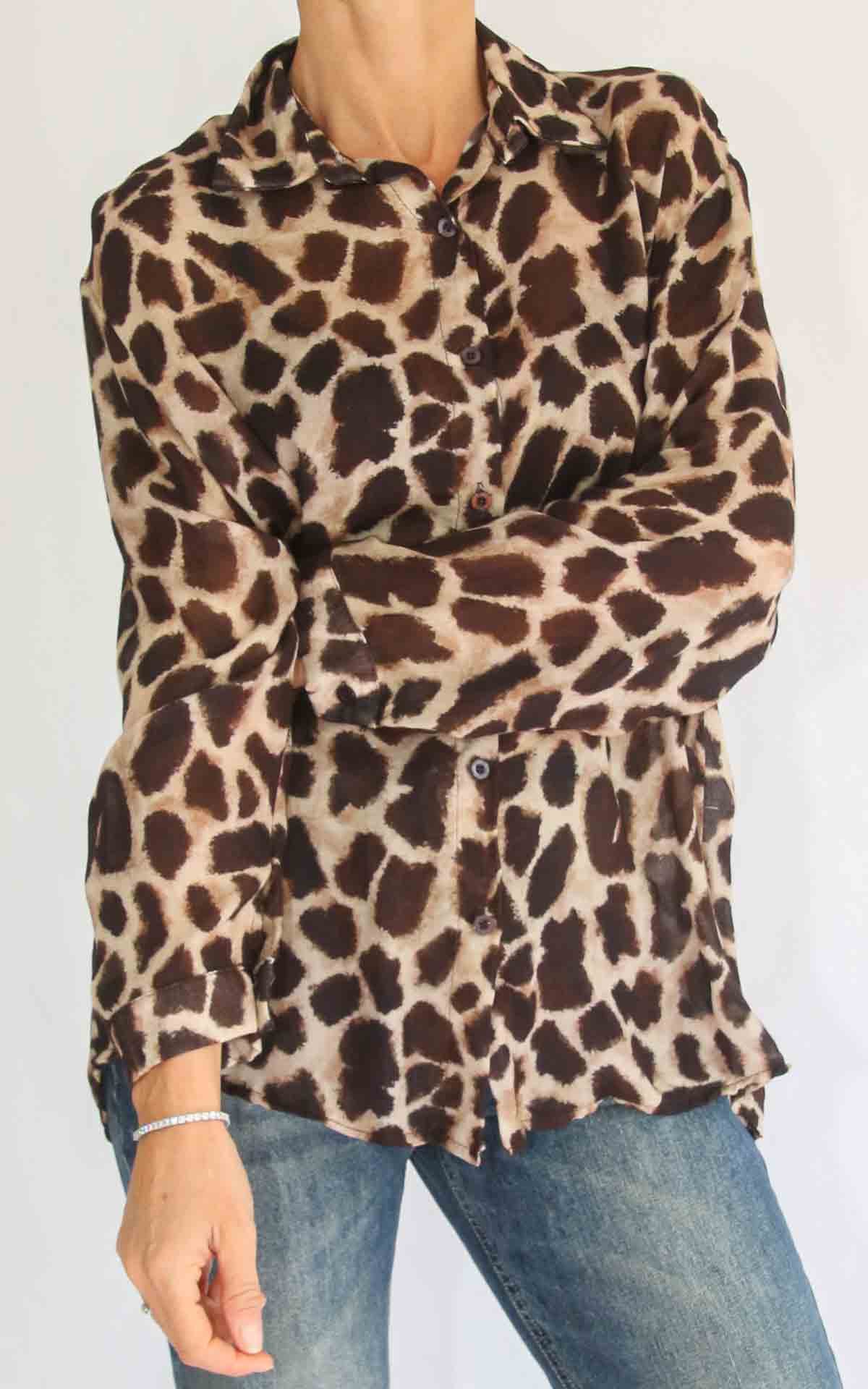 OFF-ON – Camicia foulard – MORO