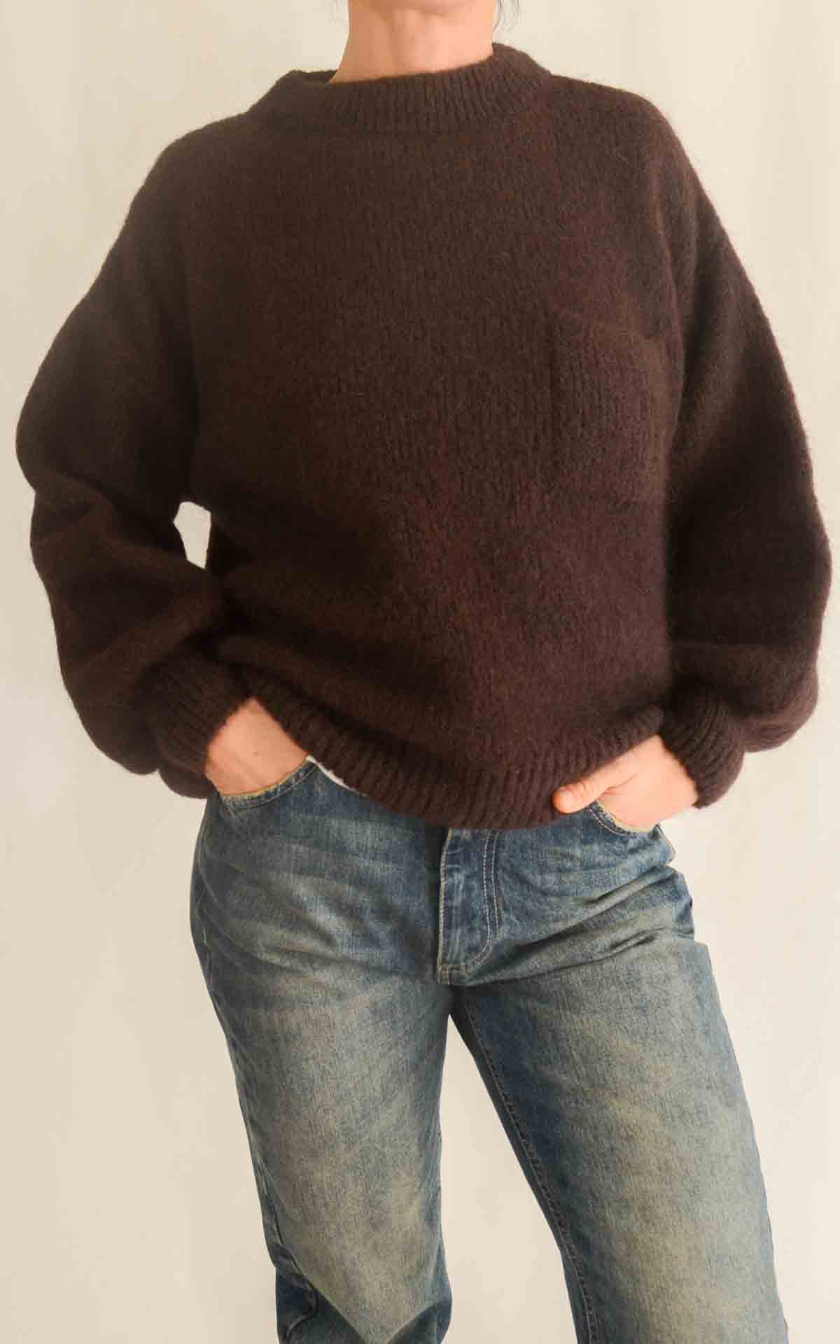 OFF-ON - Maglia over taschino - MORO