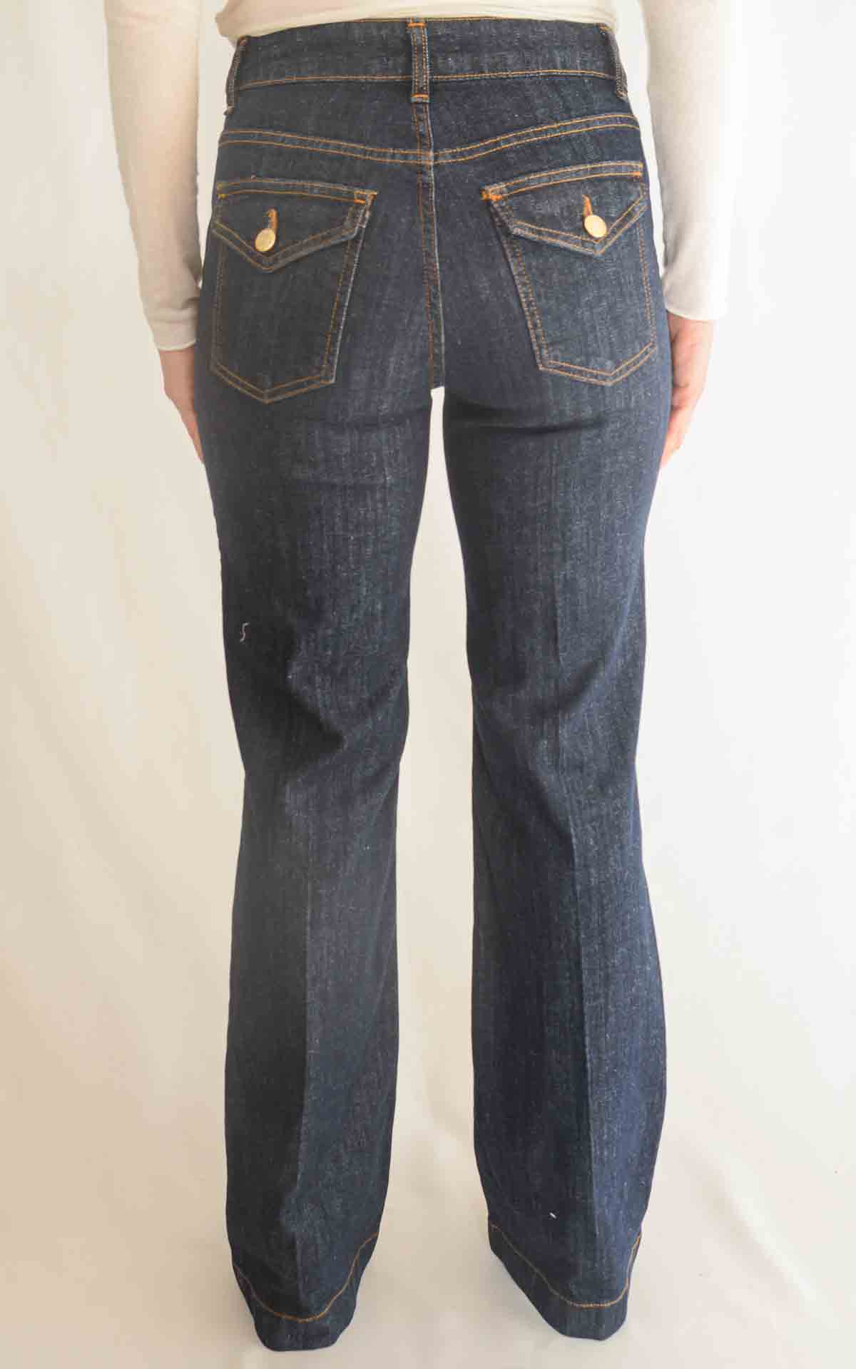 SUSYMIX - Jeans con bottone gioiello - DENIM SCURO