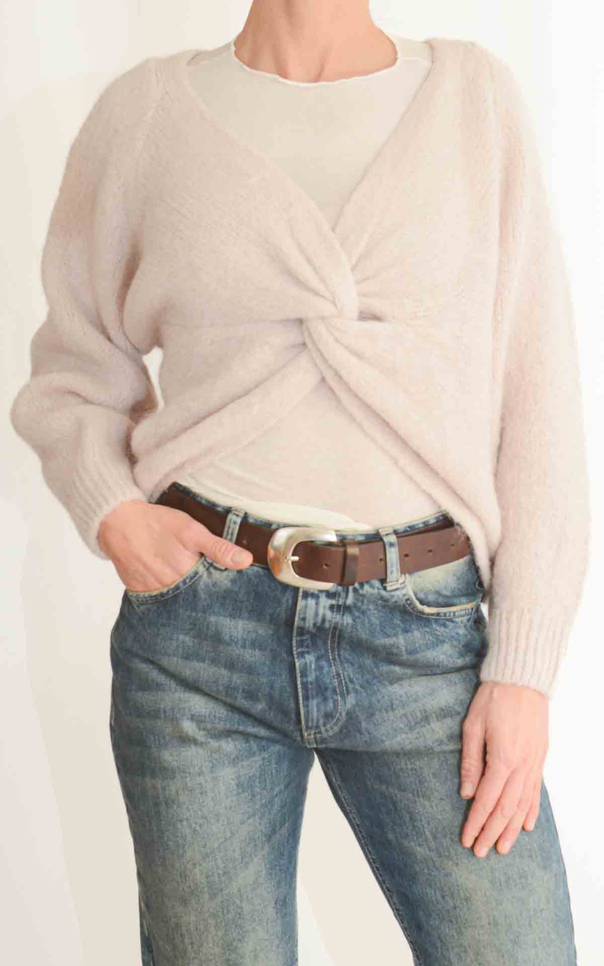 OFF-ON - Maglia incrocio - BURRO