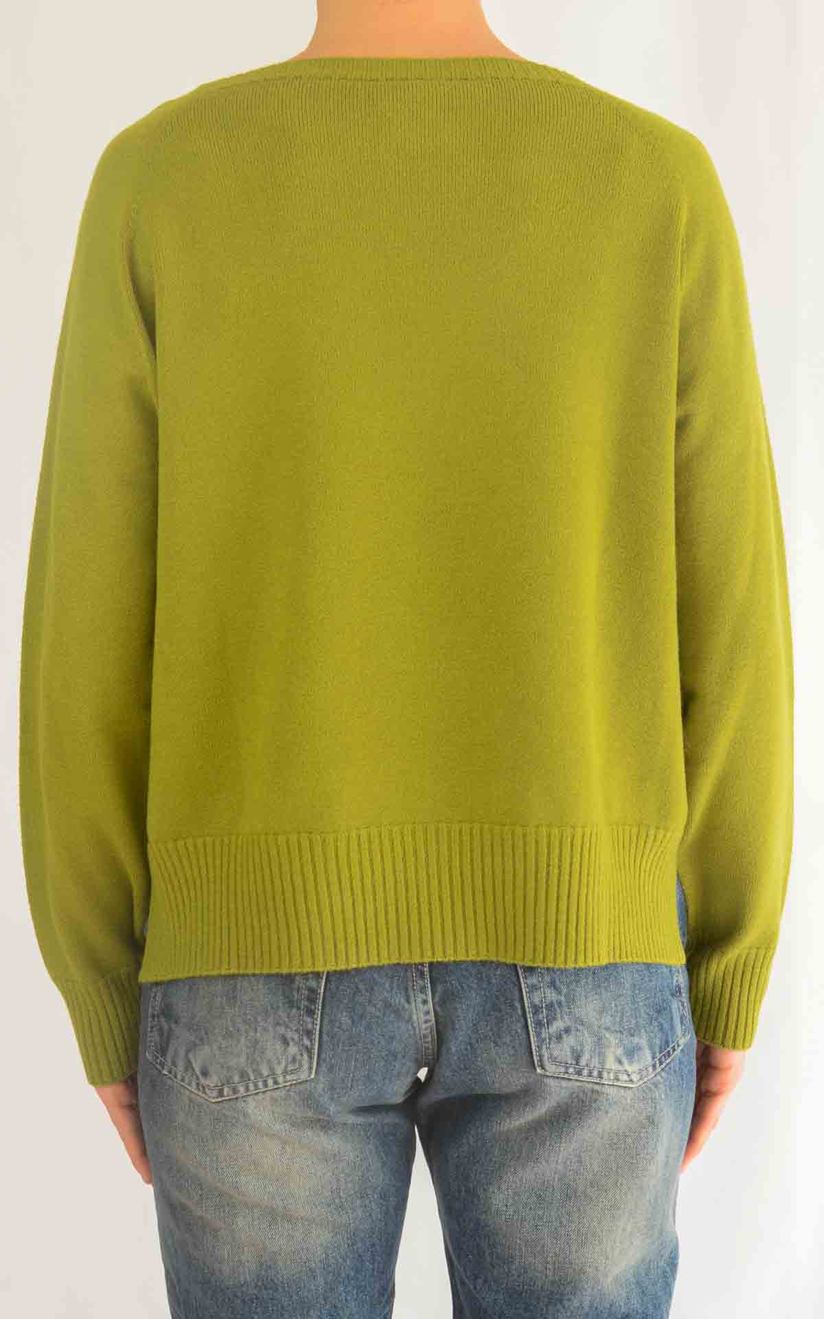 SUSY MIX – Maglia barchetta – VERDE OLIVA