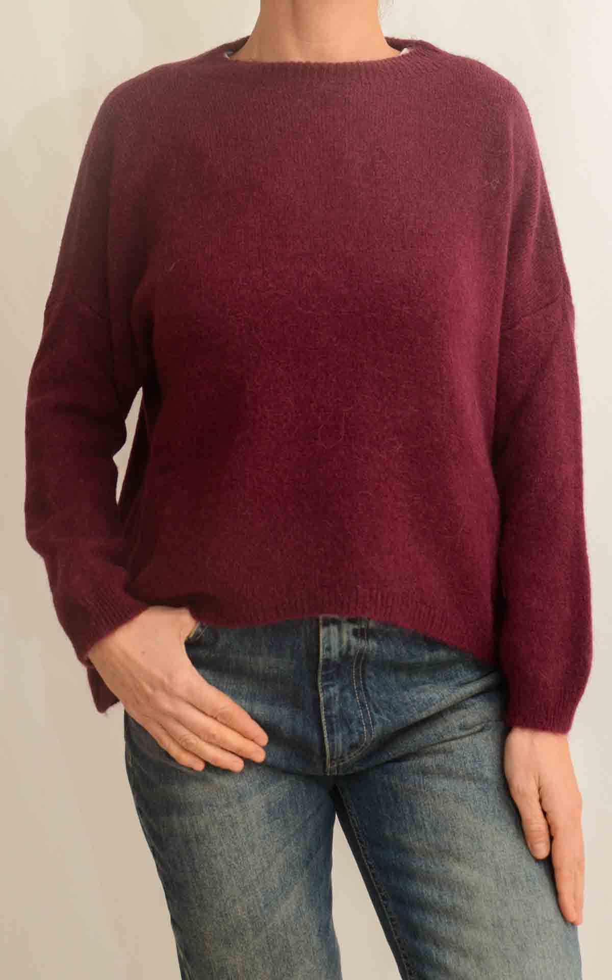 OFF-ON - Maglia baby alpaca - AMARENA