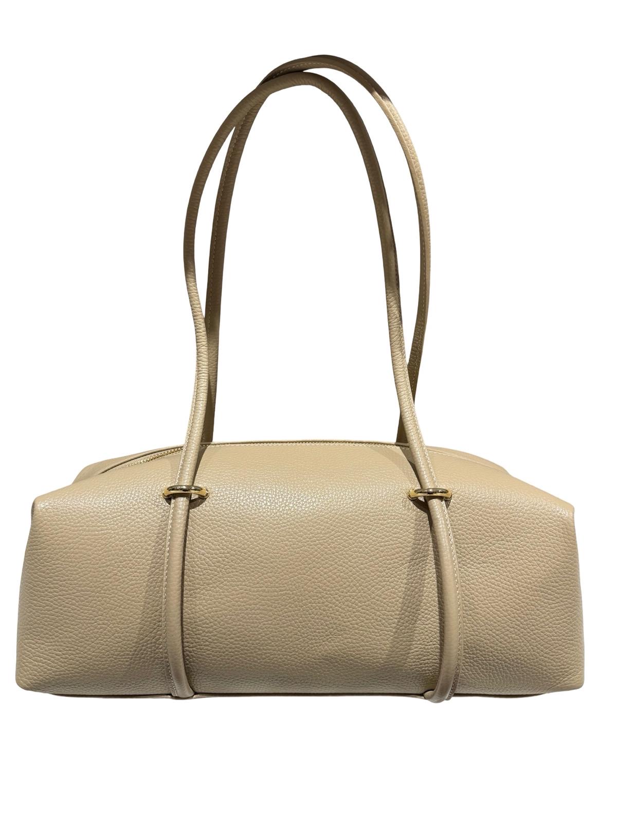 OFF-ON - Borsa BOWLING in pelle - FANGO