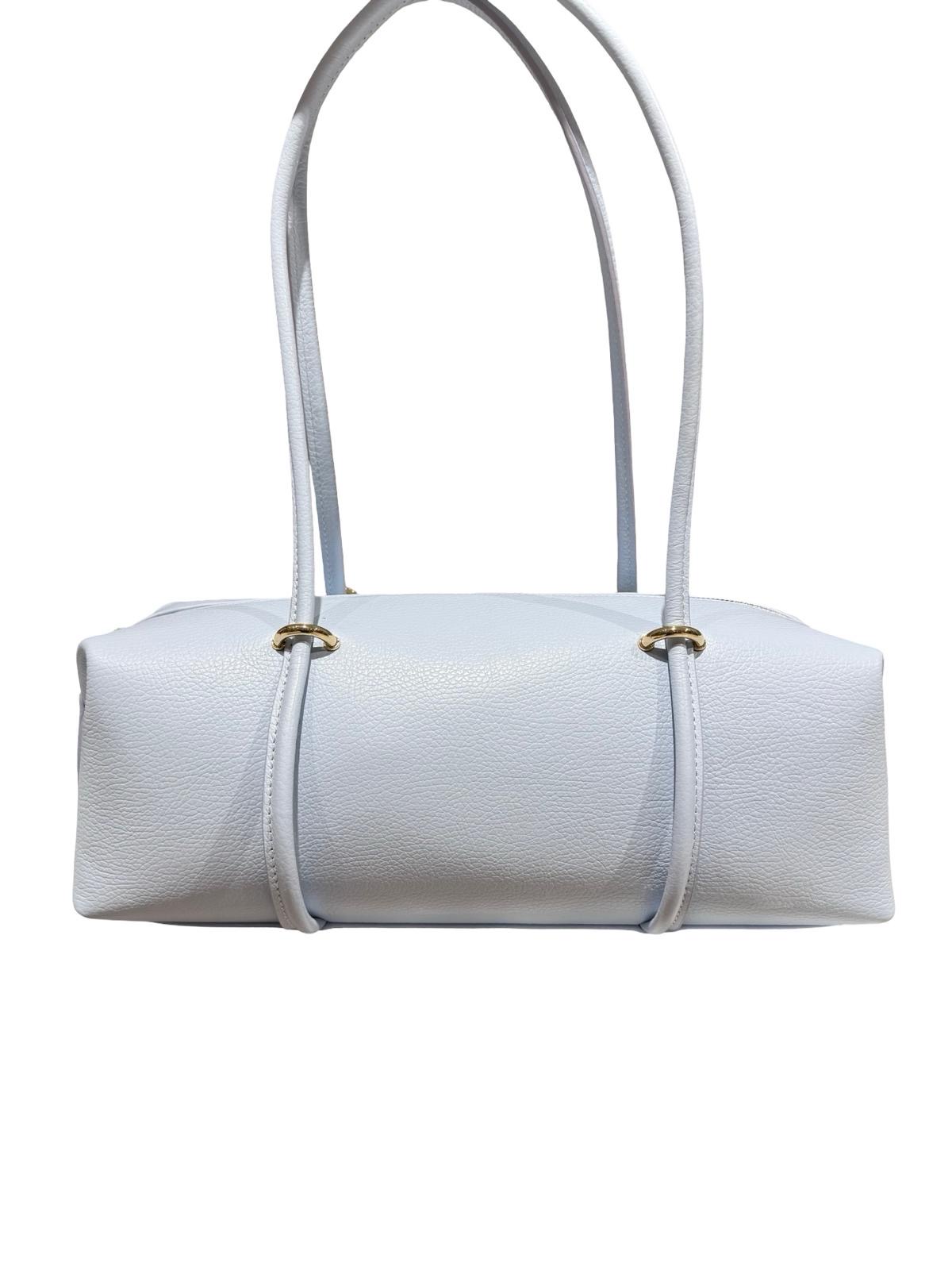 OFF-ON - Borsa BOWLING in pelle - BIANCO