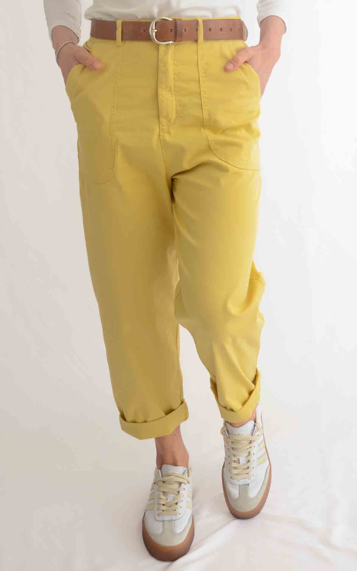 OFF-ON – Pantalone tasca Lory – BANANA