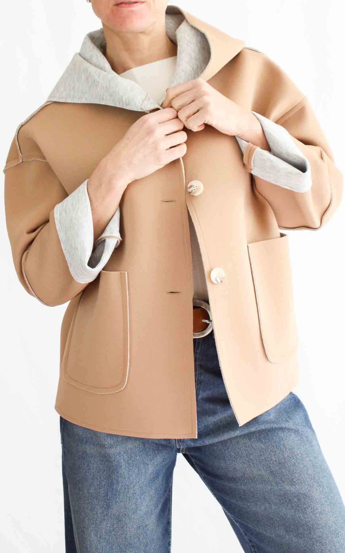 OFF-ON – Giacca in neoprene – CAMEL