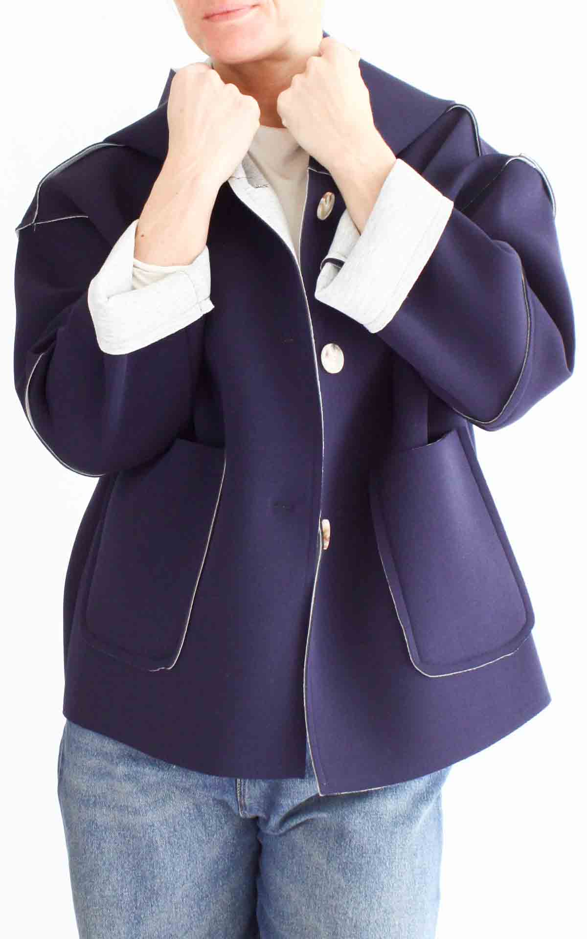 OFF-ON – Giacca in neoprene – BLU