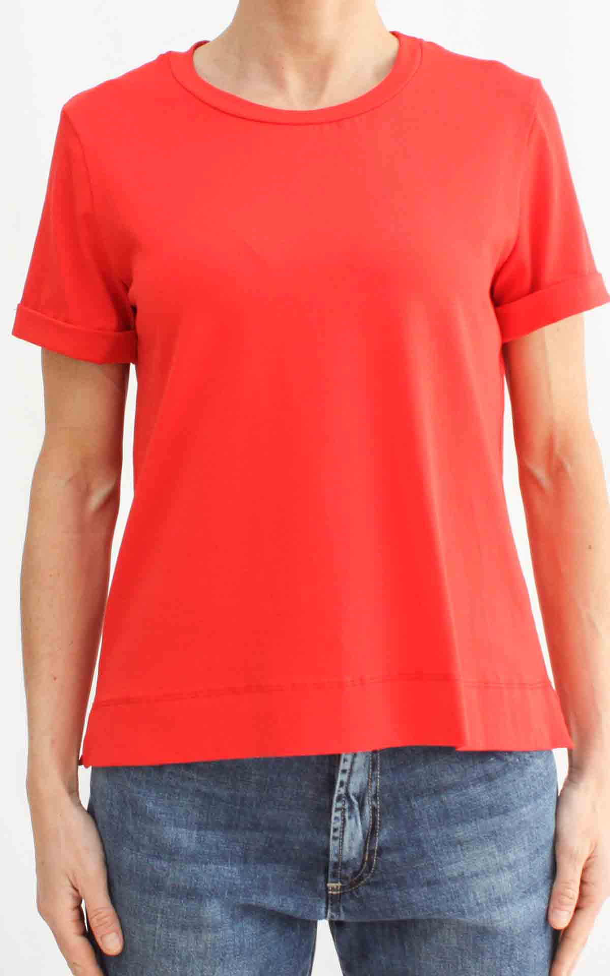 OFF-ON - T-Shirt scatola - ROSSO