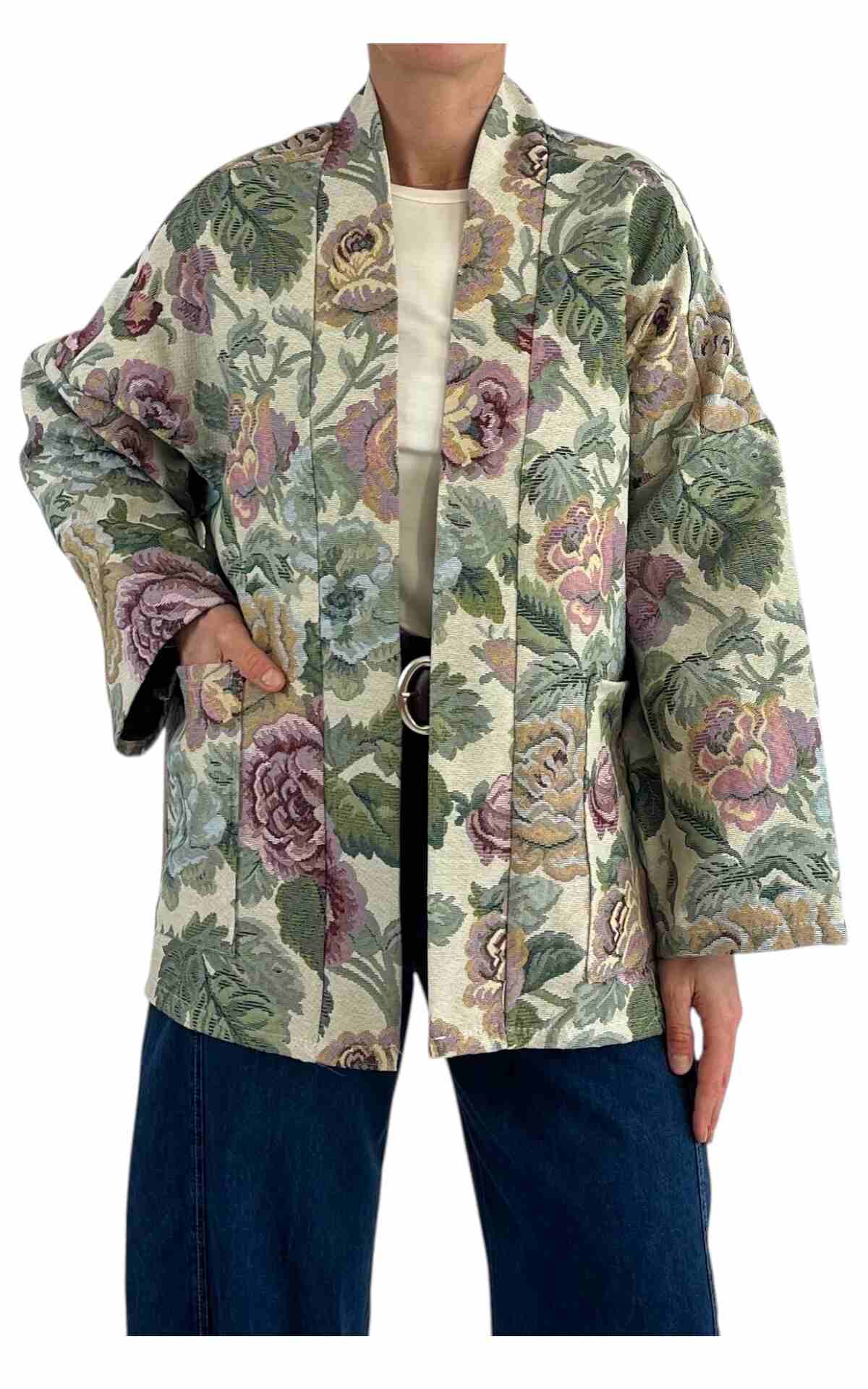 OFF-ON – Giacca damascata – AVORIO