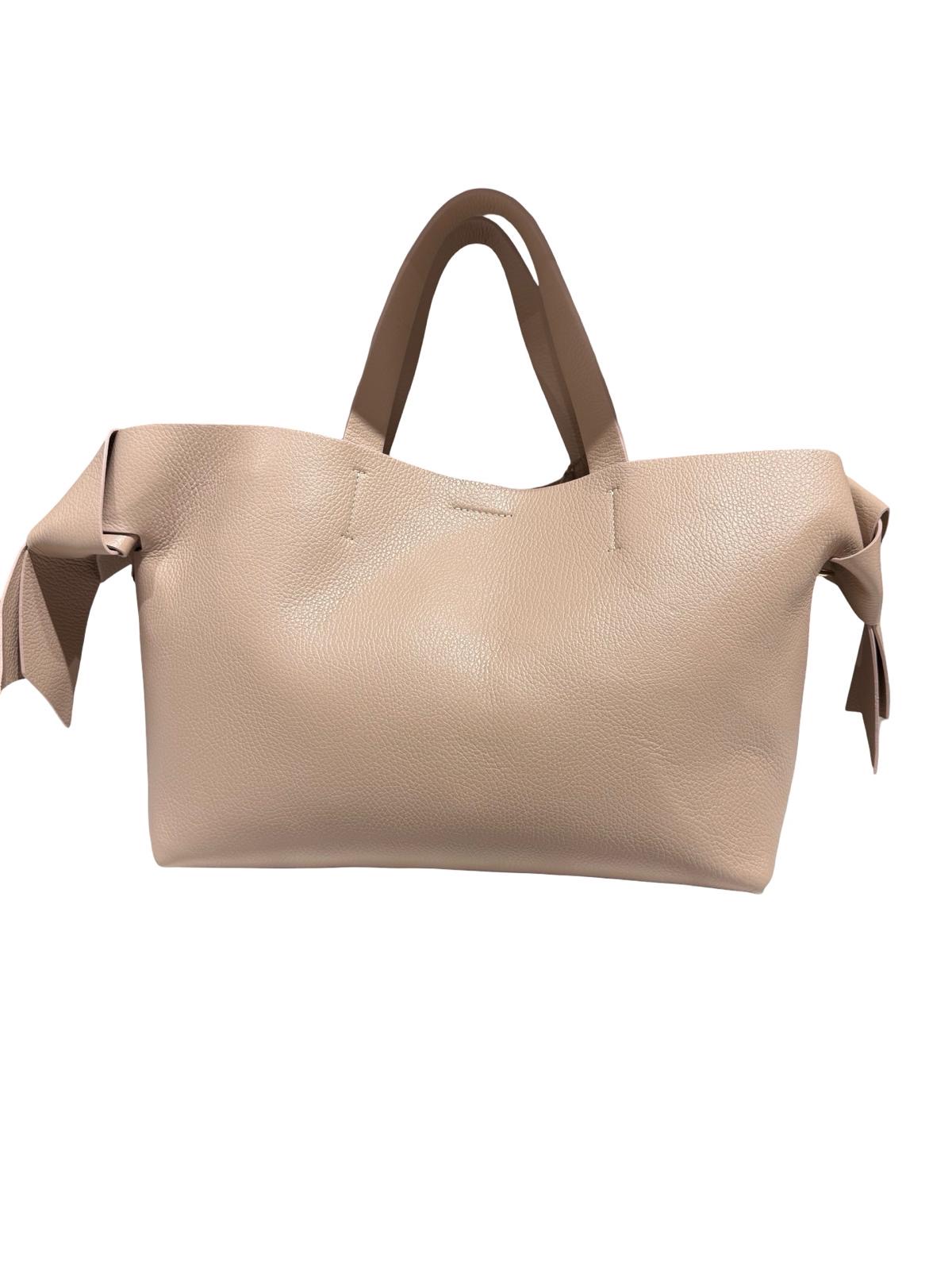 OFF-ON – Borsa piccola nodi – ROSA ANTICO