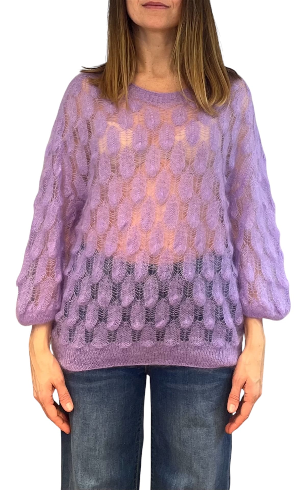 OFF-ON - Maglia pavone - VIOLA