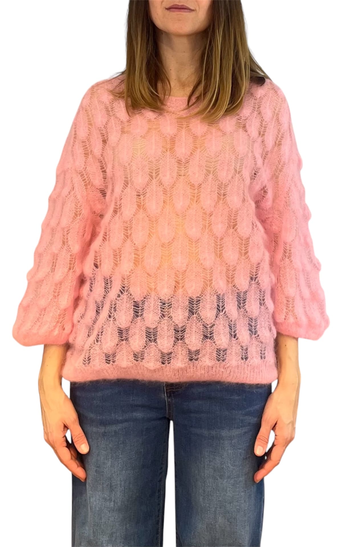 OFF-ON - Maglia pavone - ROSA