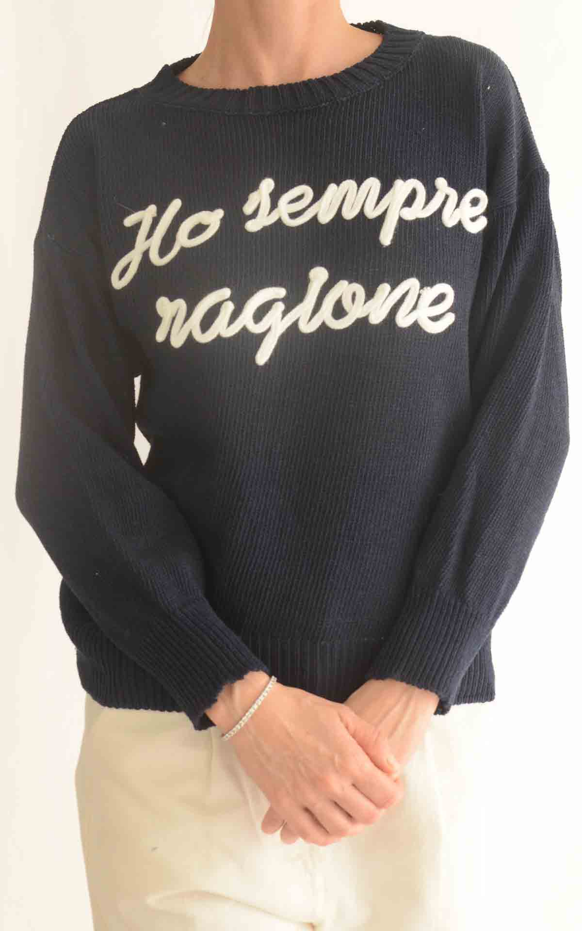 OFF-ON – Maglia “Ho sempre ragione” – BLU