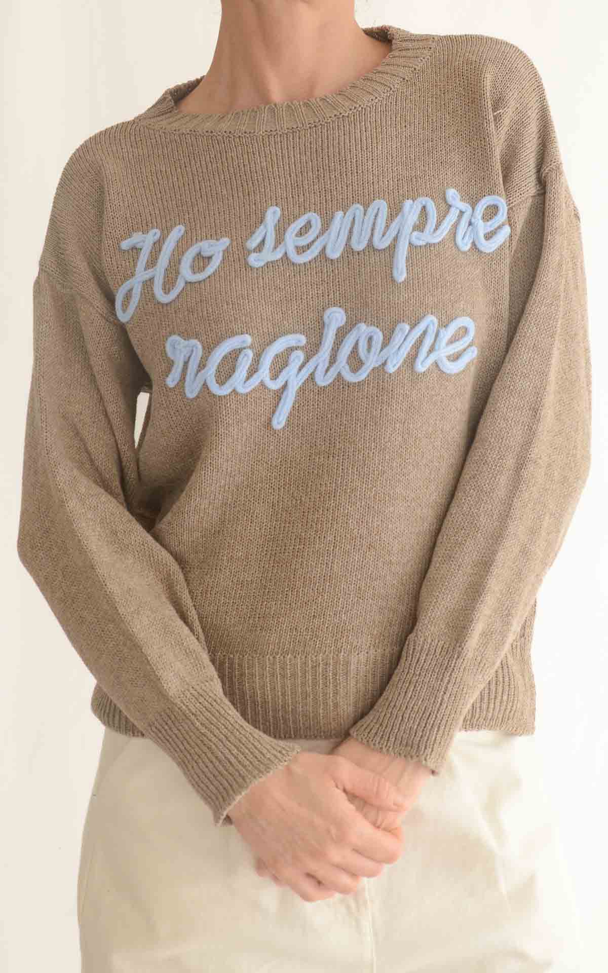 OFF-ON – Maglia “Ho sempre ragione” – FANGO