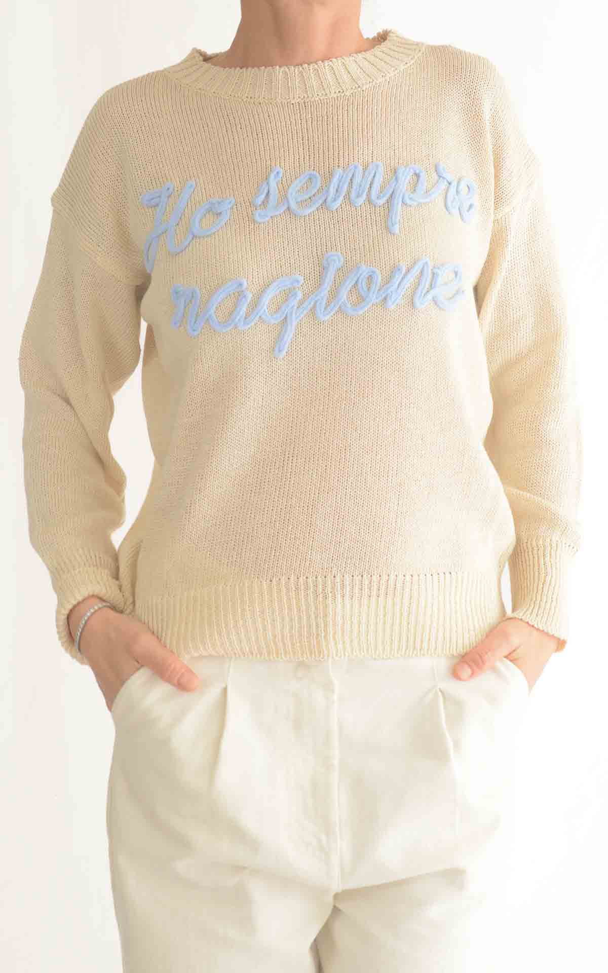 OFF-ON – Maglia “Ho sempre ragione” – BURRO