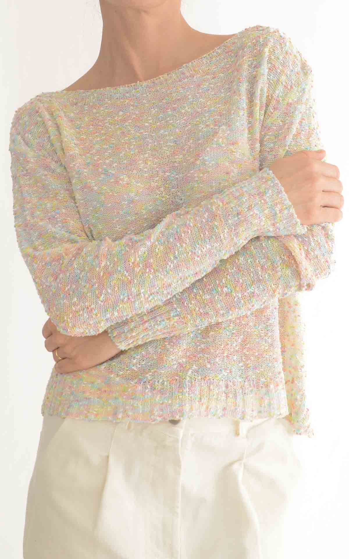 OFF-ON – Maglia nodini – GIALLO