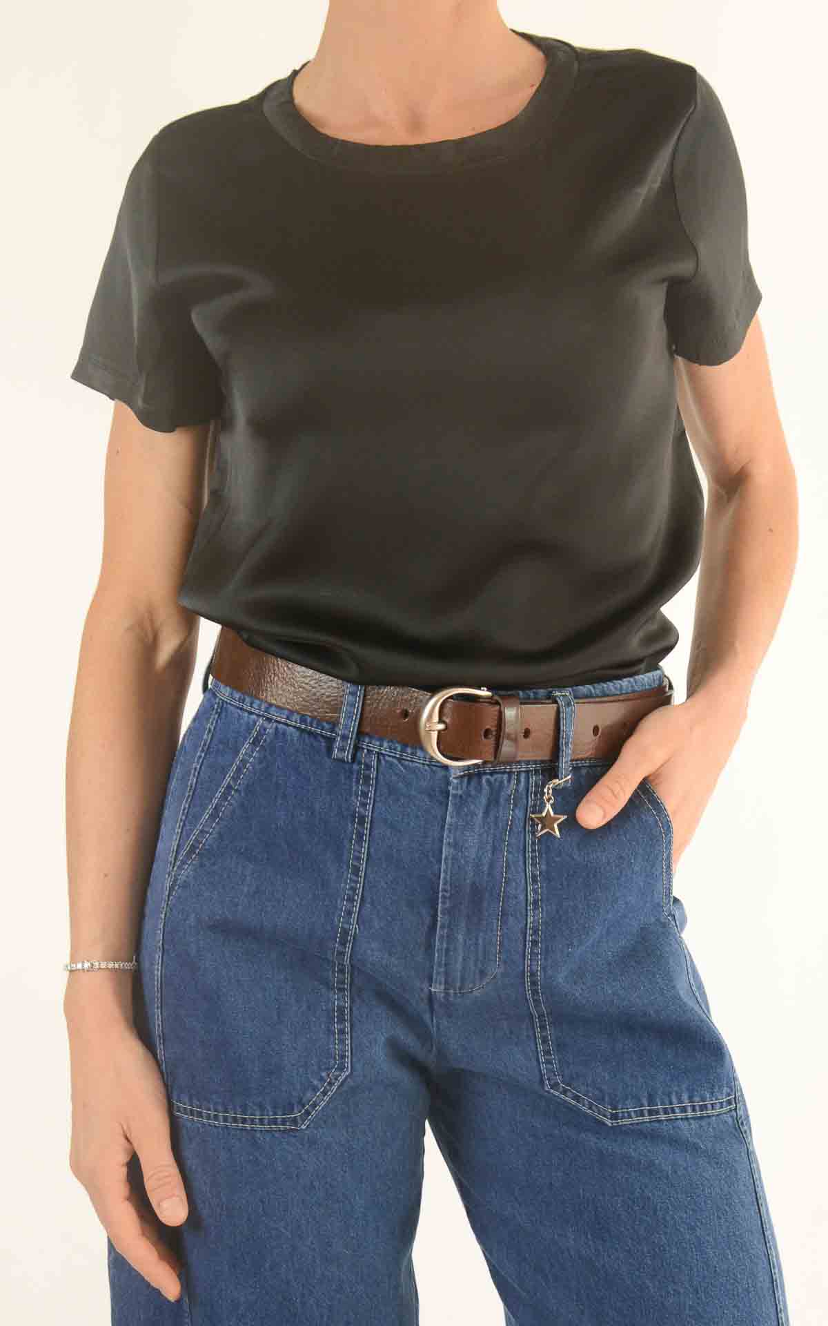 SUSYMIX – T-Shirt raso – NERO