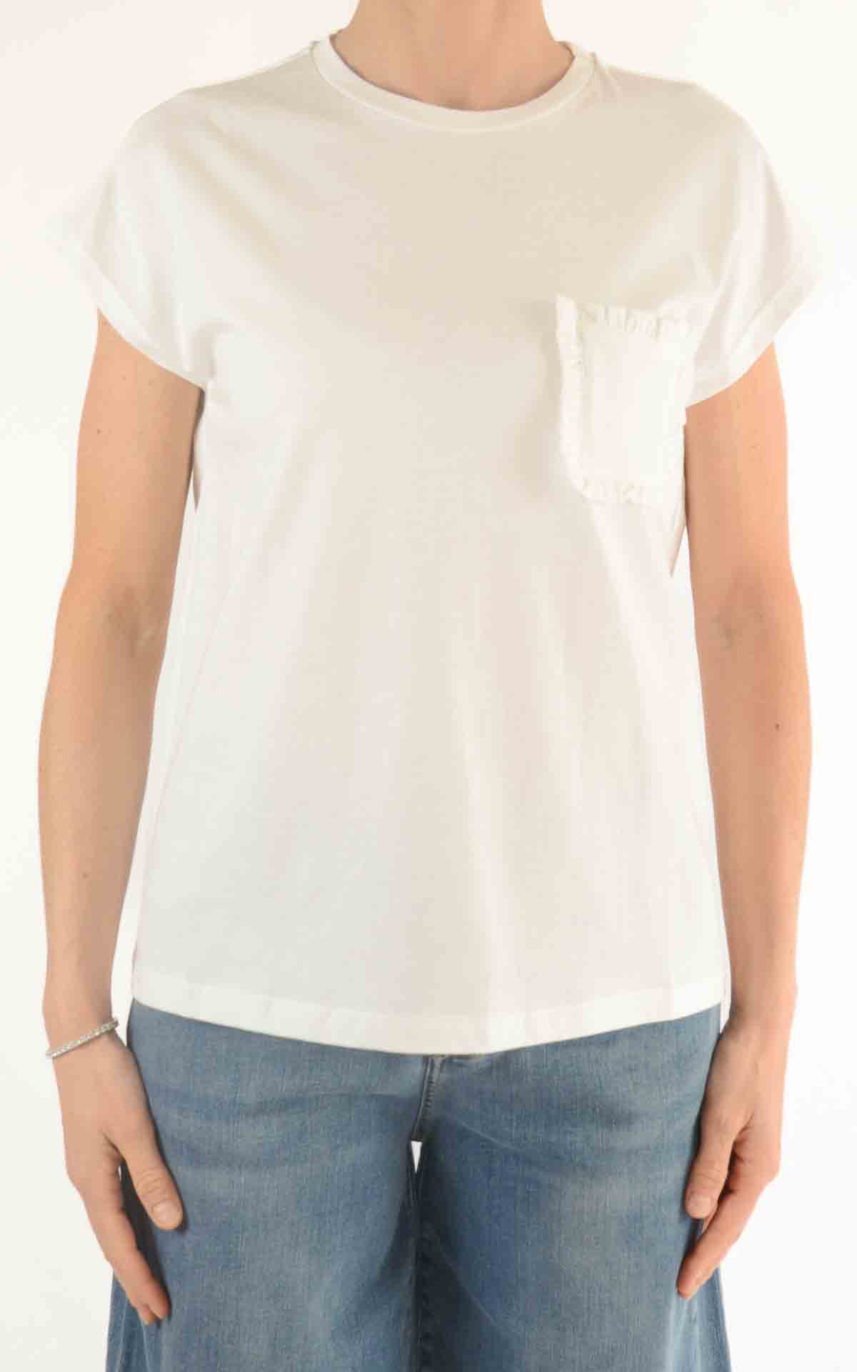 COMPAÑÍA FANTÁSTICA – Maglia con taschino – BIANCO