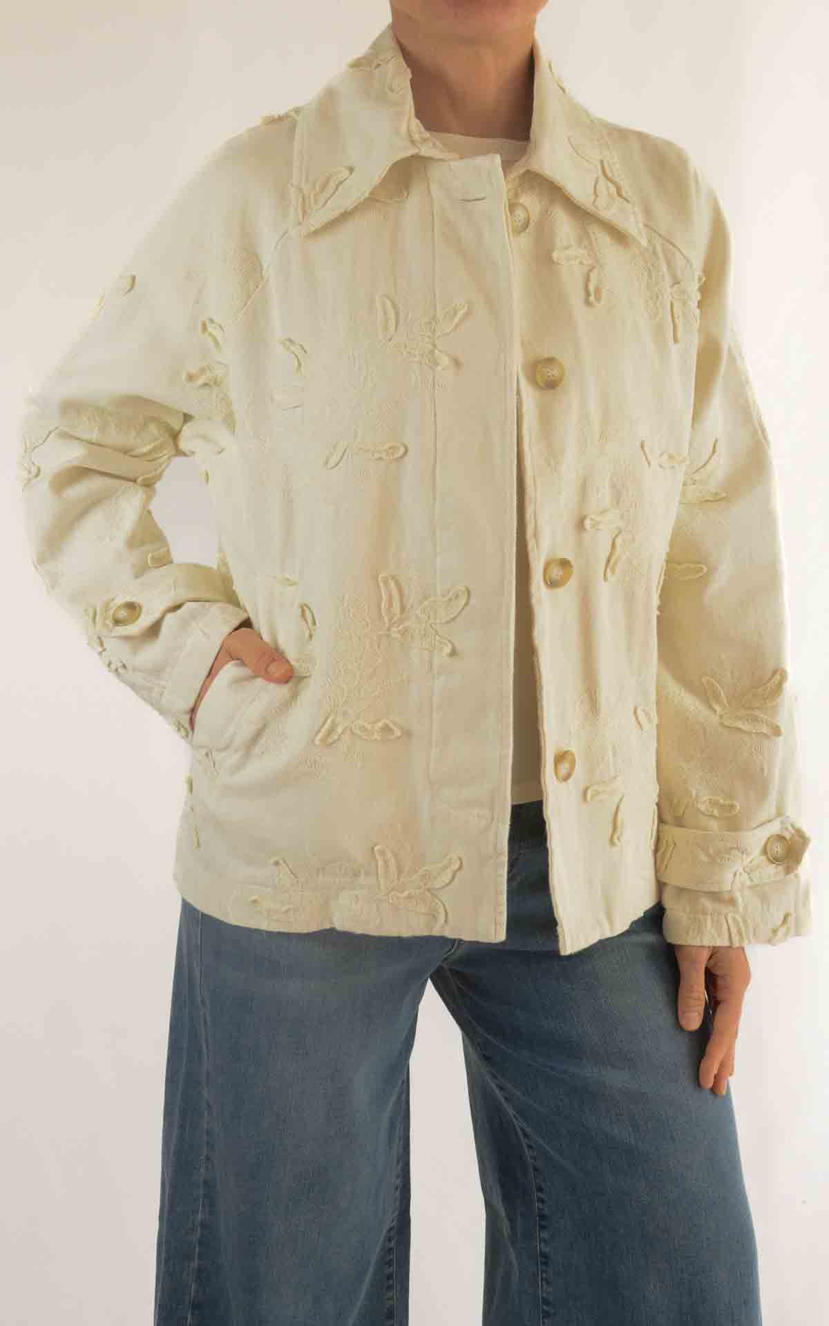 SUSYMIX – Trench ricamato – BURRO