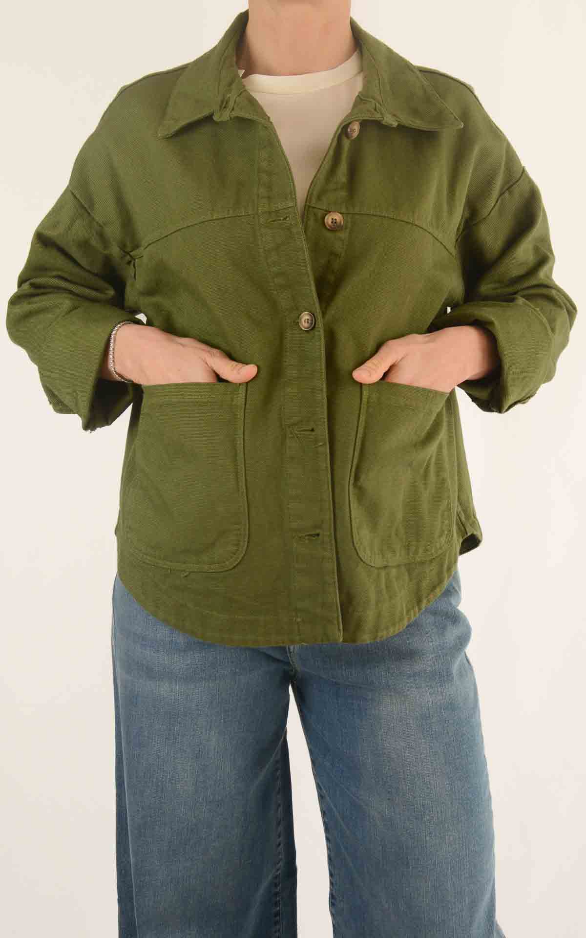 OFF-ON - Giacca canvas - VERDE