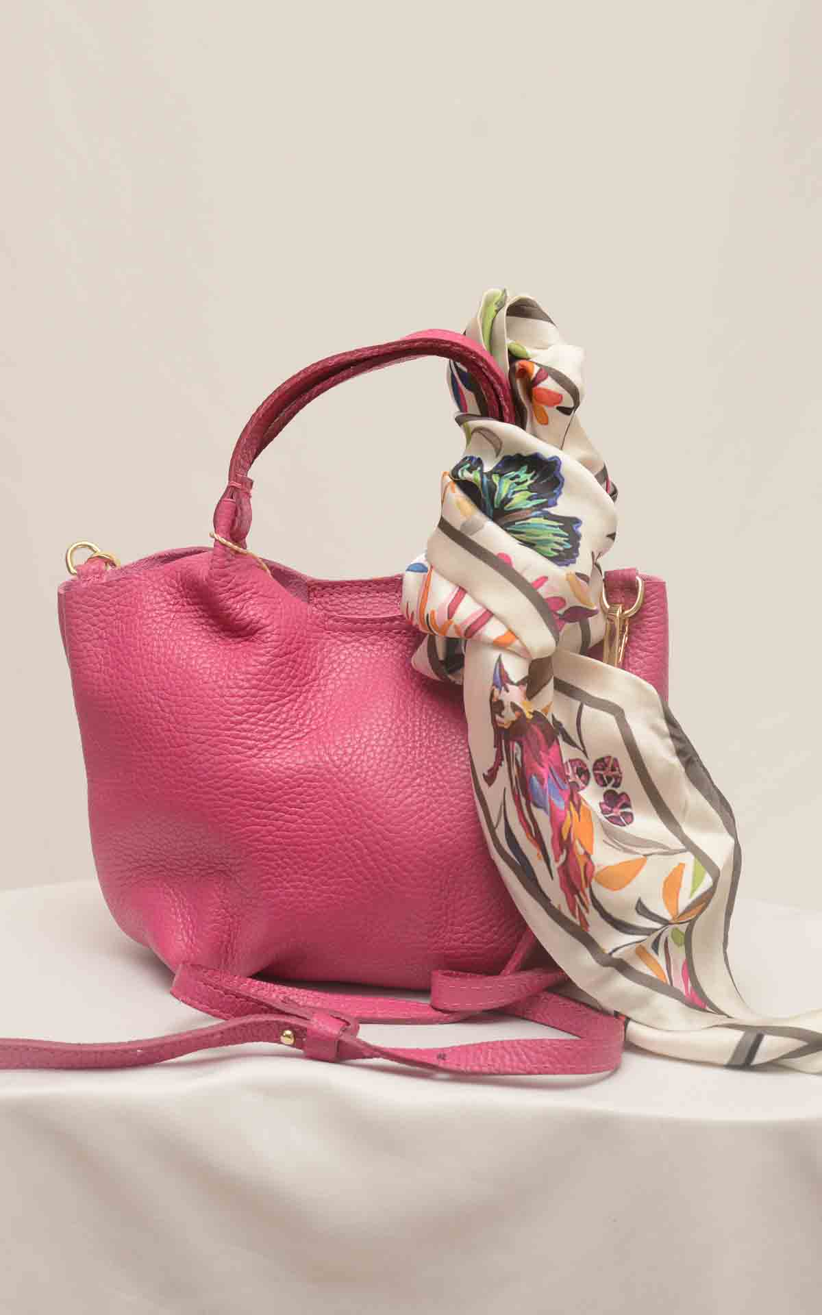 OFF-ON – Borsa secchiello – FUCSIA