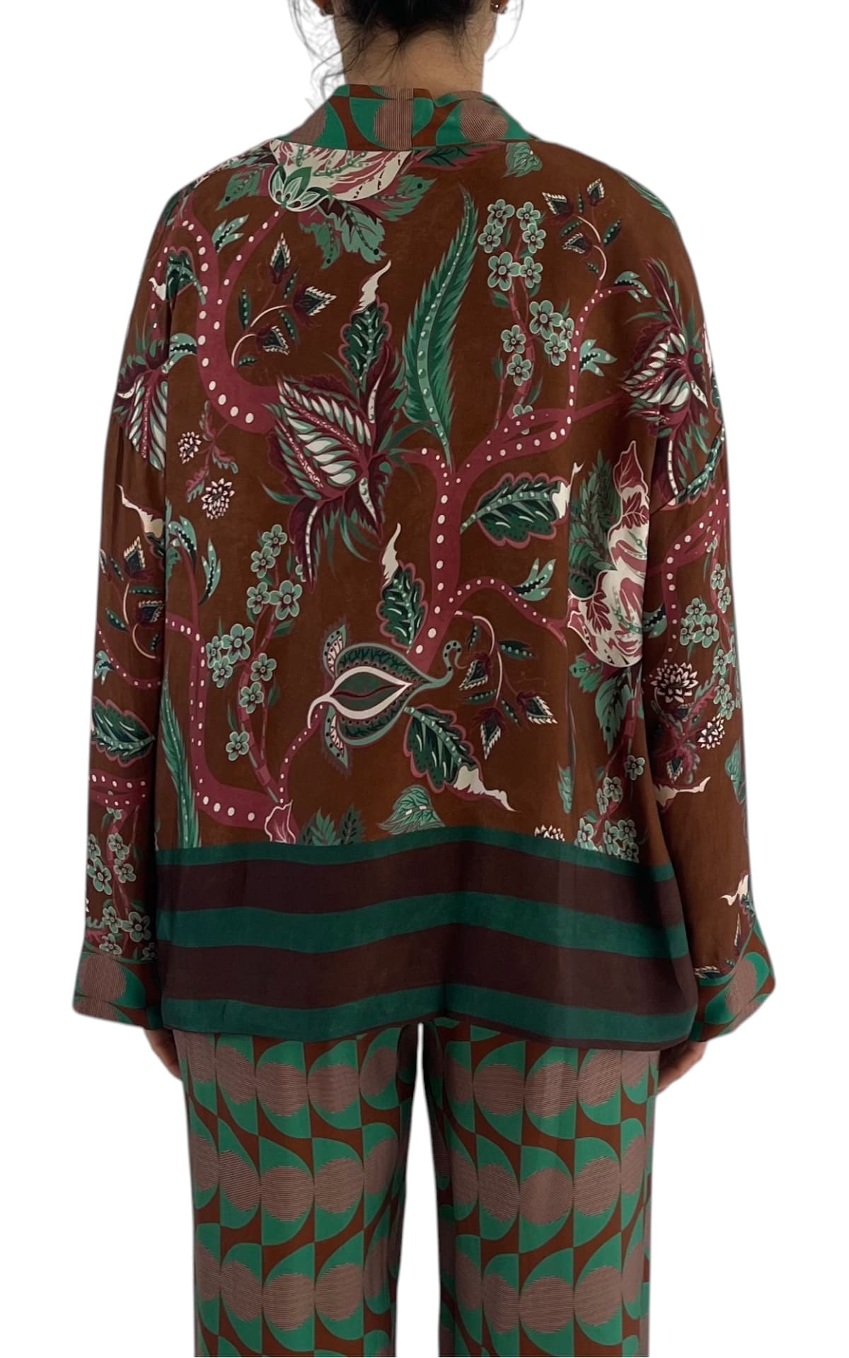 WU’SIDE – Giacca kimono – MARRONE