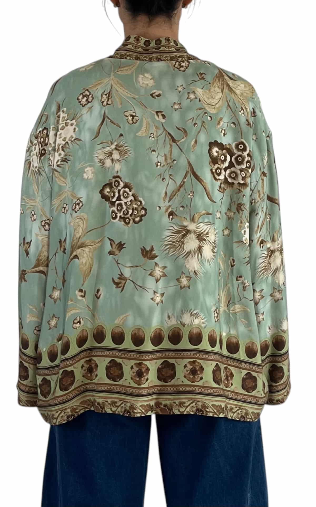 WU’SIDE – Giacca kimono – VERDE MENTA