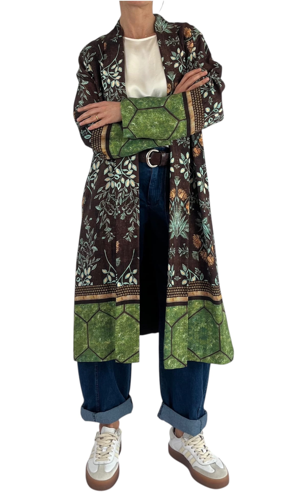 WU’SIDE – Kimono medio –MARRONE