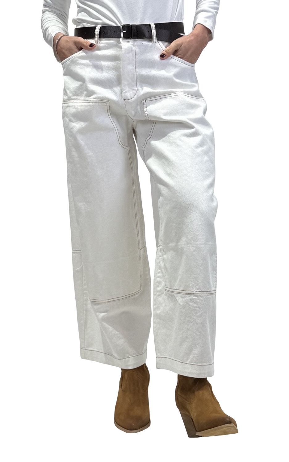 SUSYMIX - Jeans work - LATTE